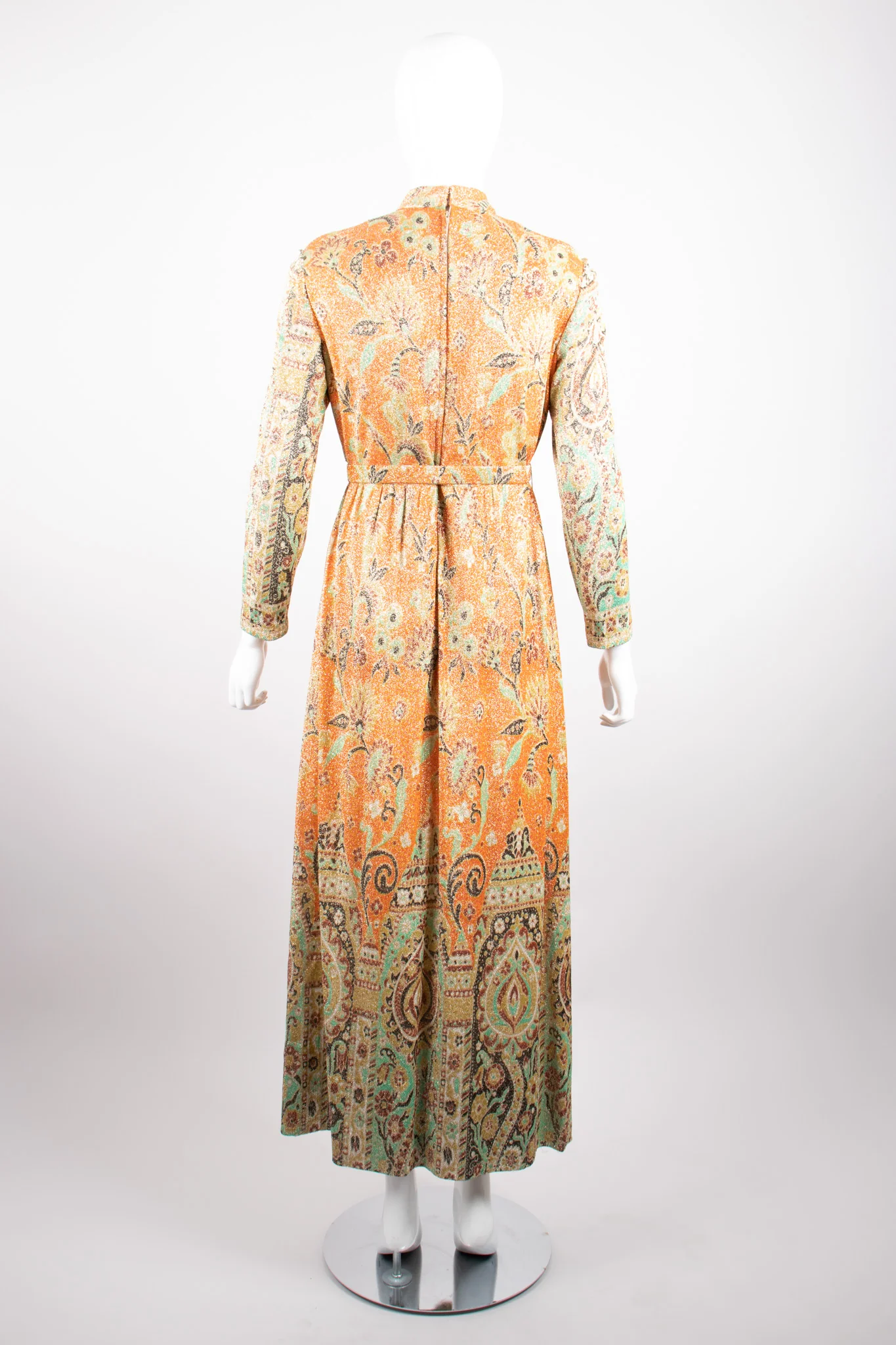 Floral Lurex Dress - Image 6