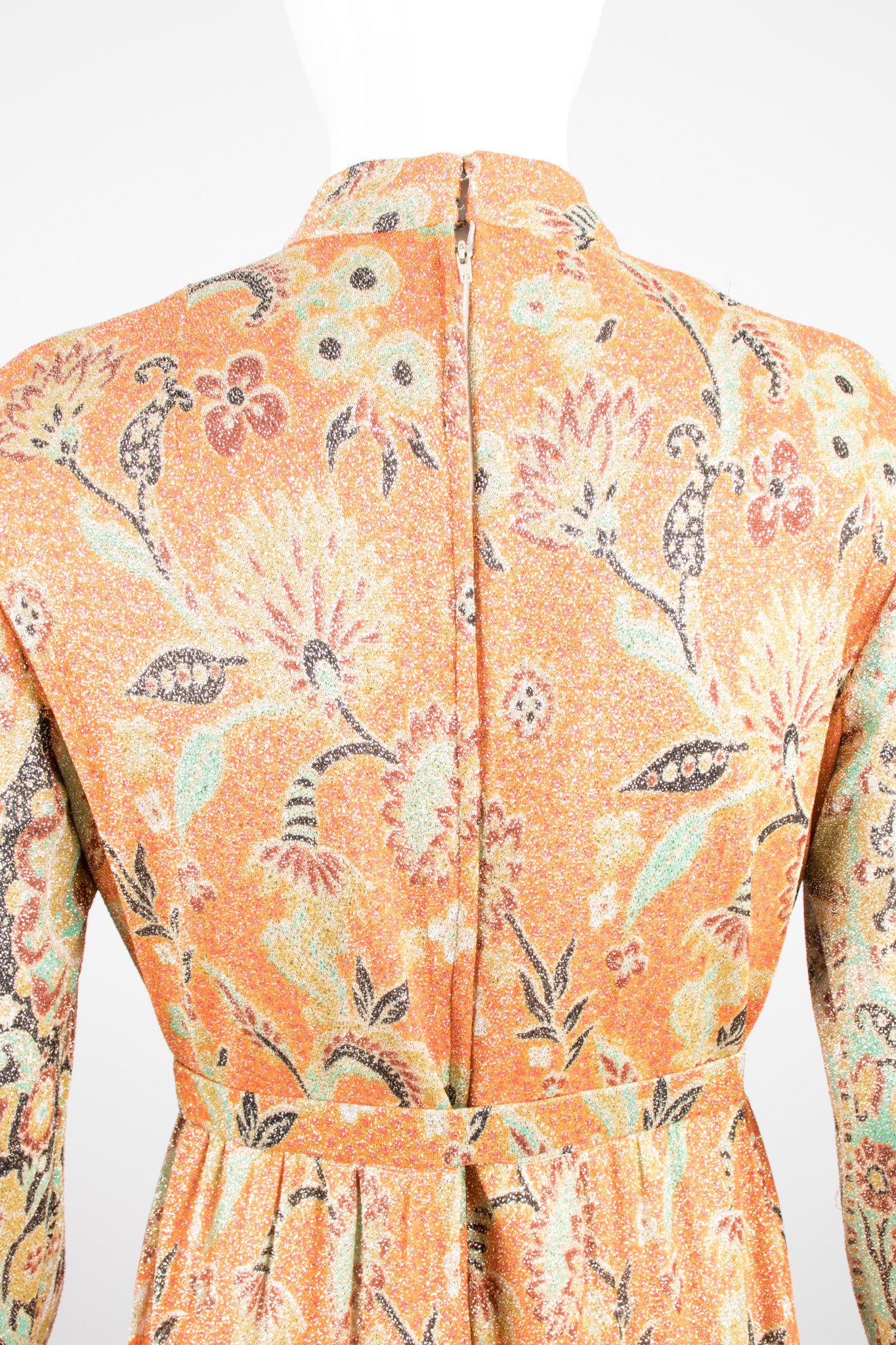 Floral Lurex Dress - Image 7