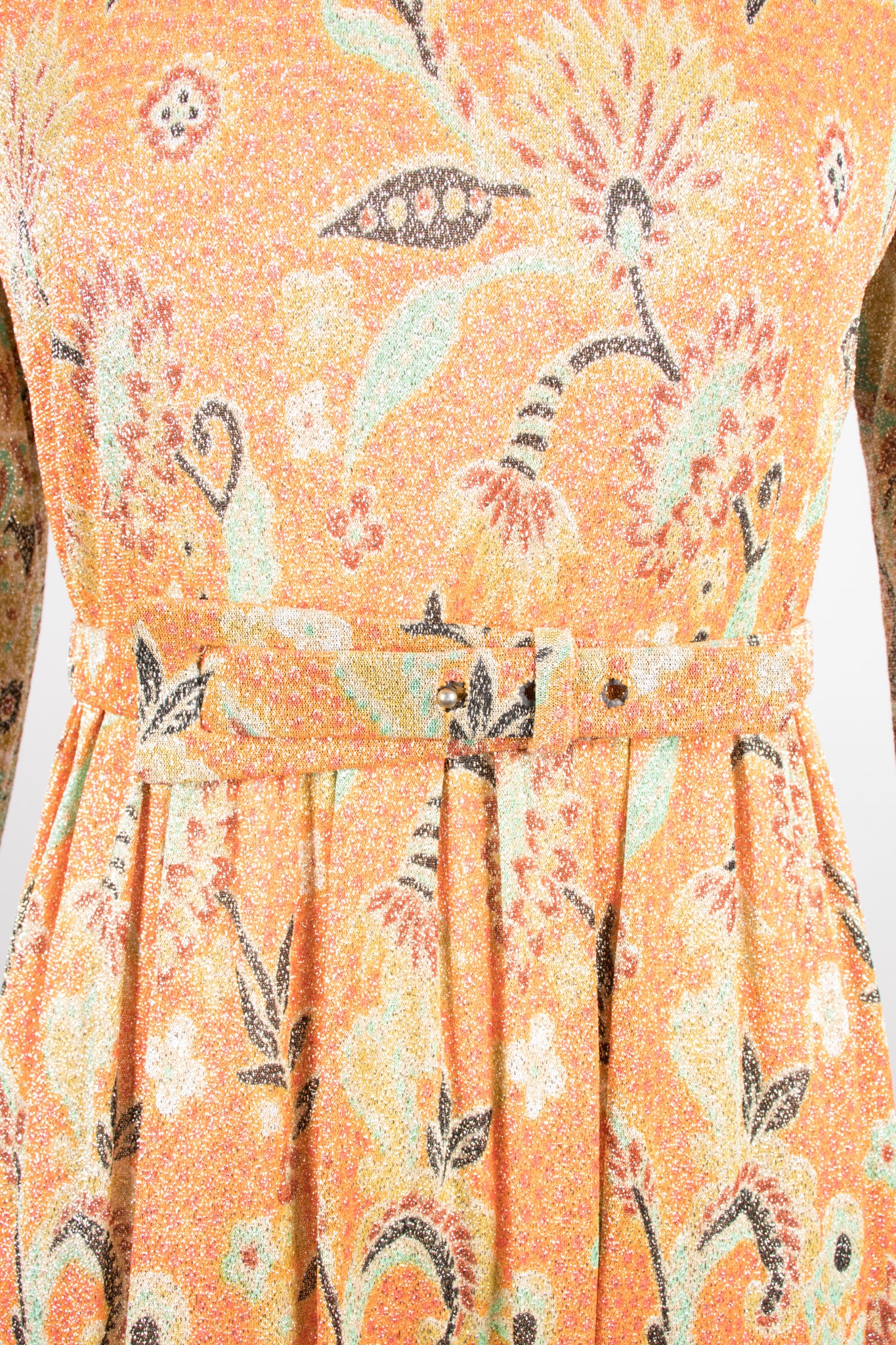 Floral Lurex Dress - Image 8