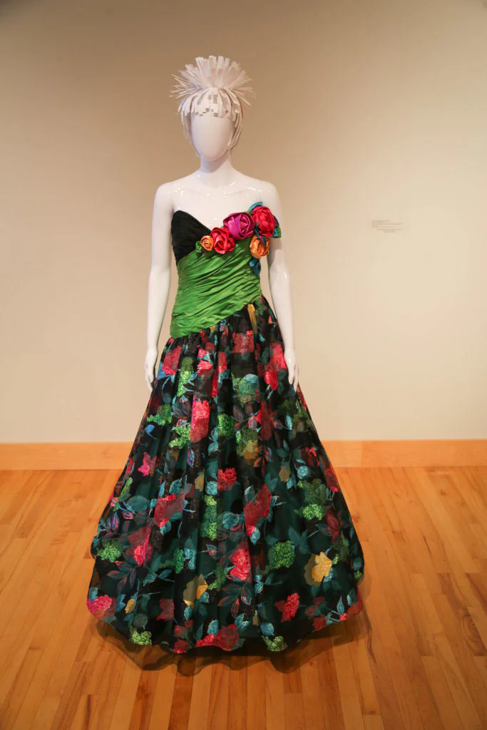 1987 Floral Organza Gown - Image 6