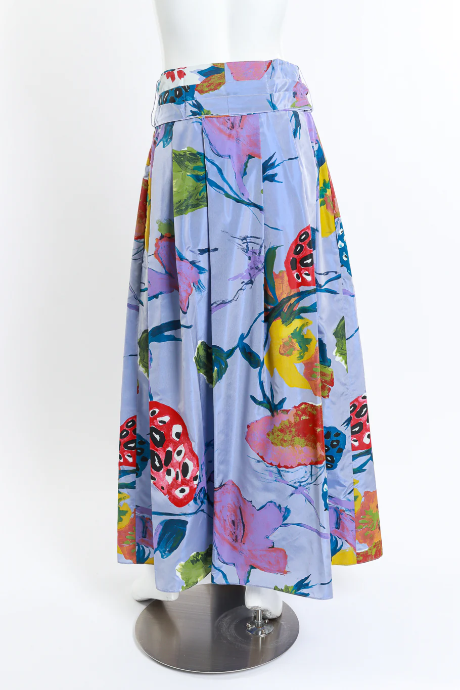 Floral Paint Print Skirt - Image 3