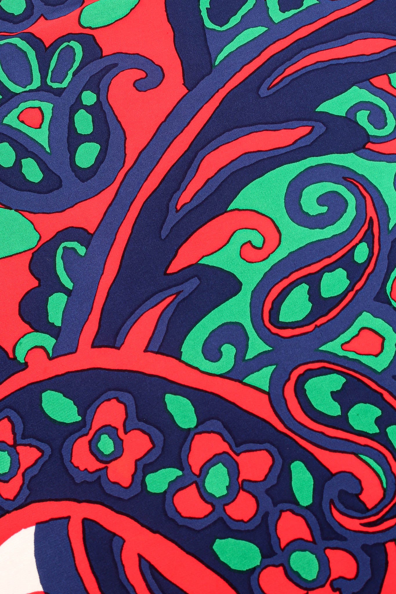 Mod Floral Paisley Scarf - Image 5