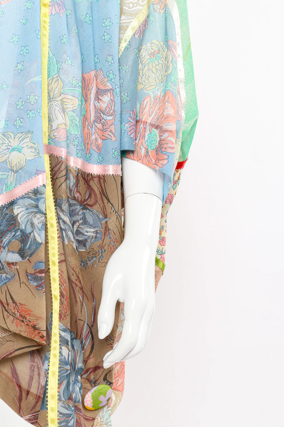 Floral Patchwork Poncho - Image 6
