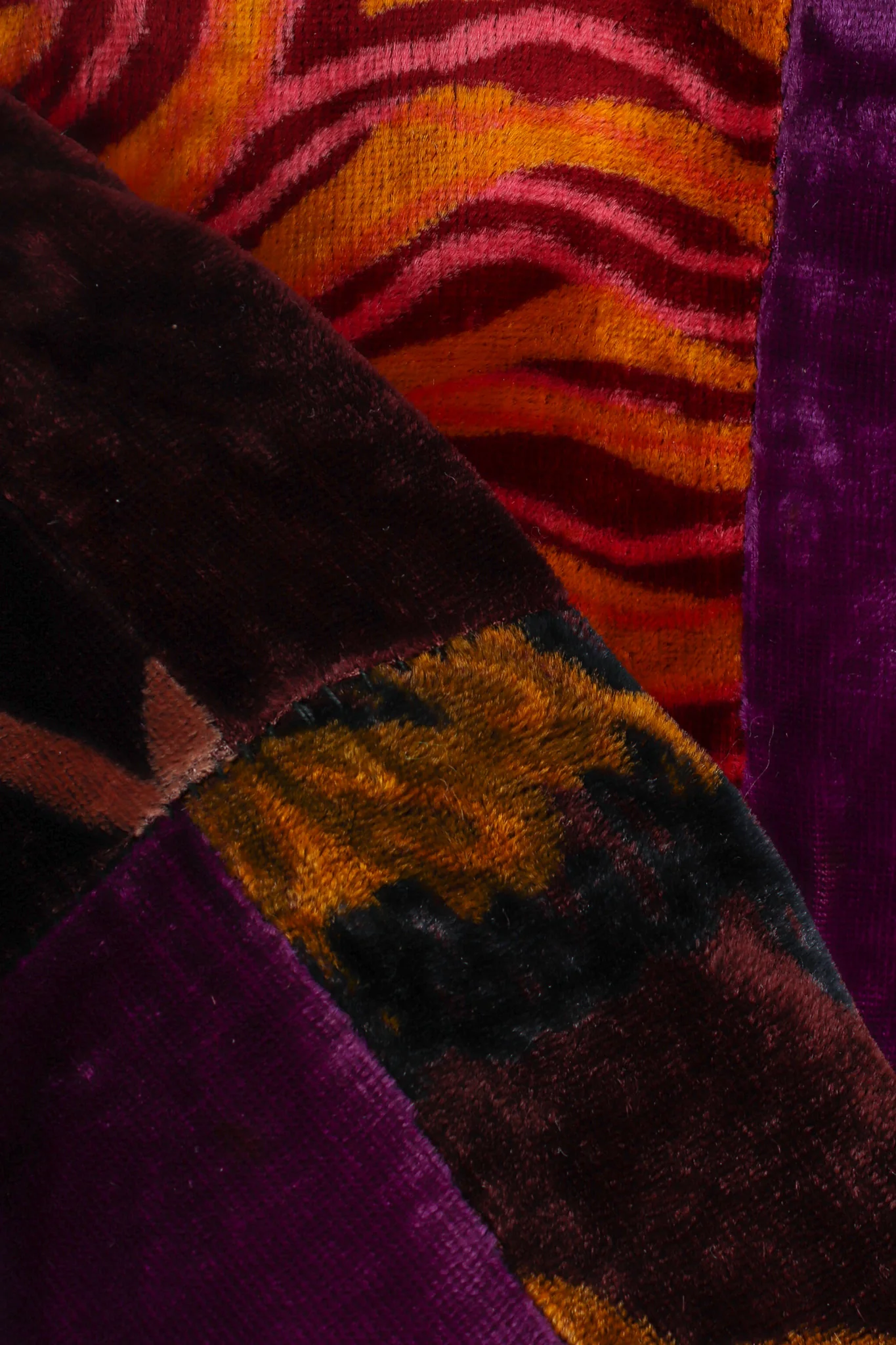 Floral Patchwork Velvet Blazer - Image 14
