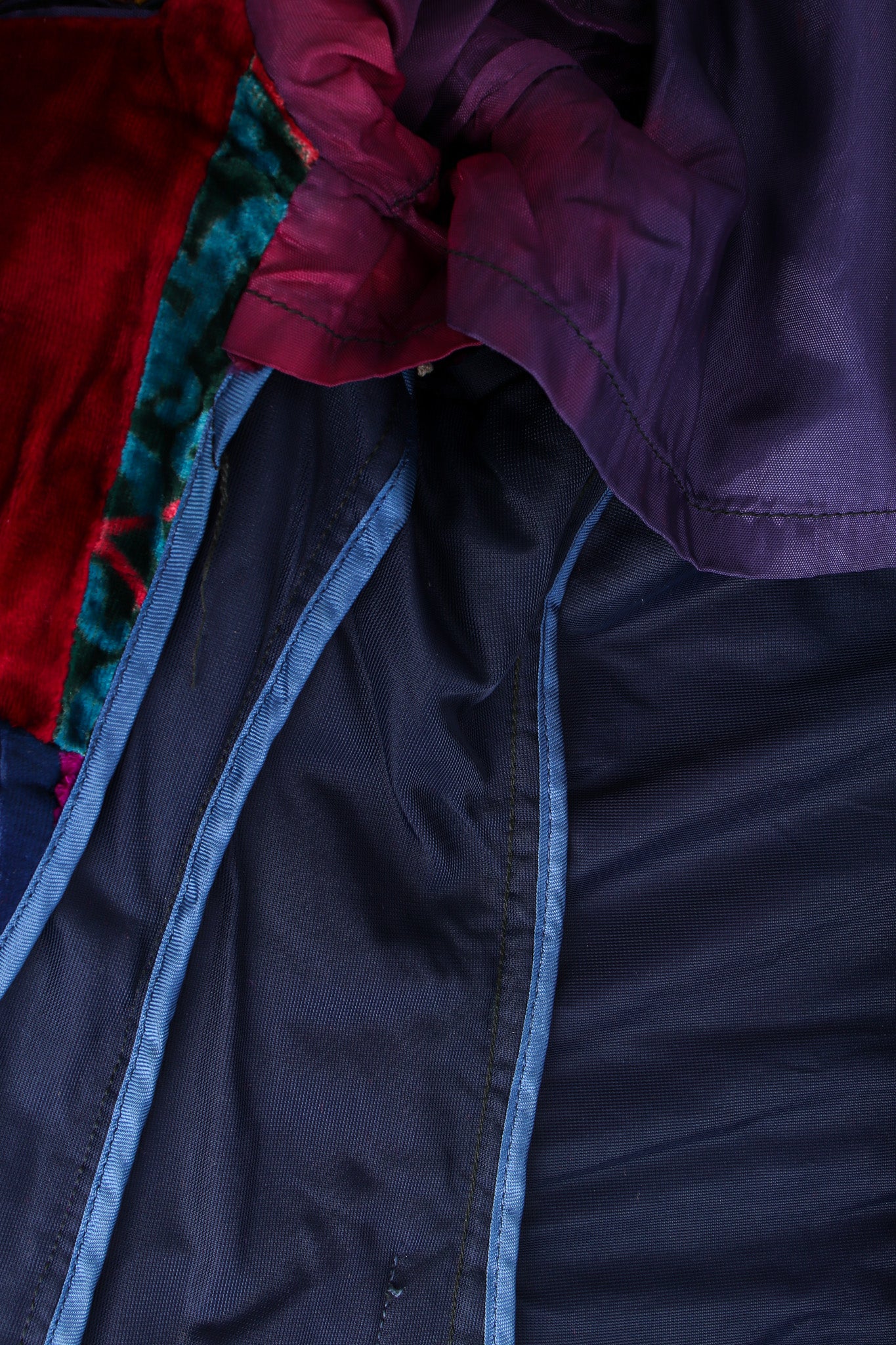 Floral Patchwork Velvet Blazer - Image 9