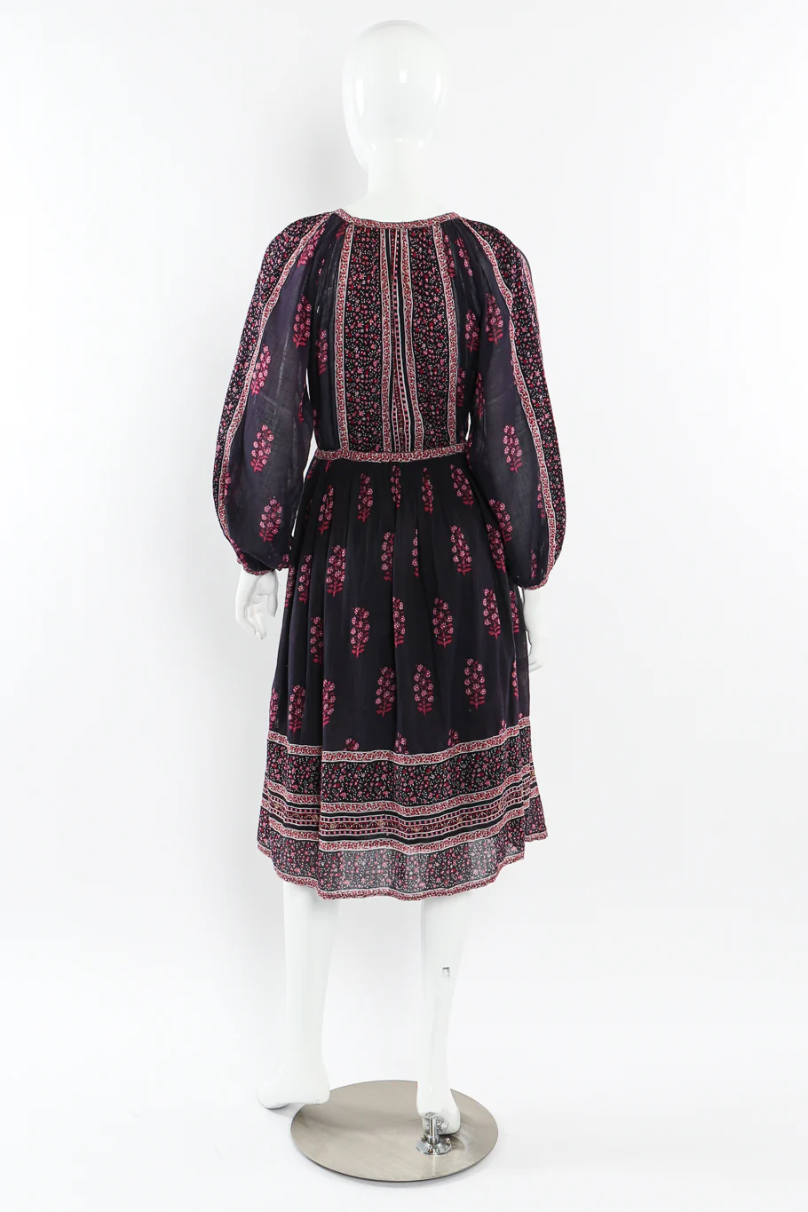 Floral Peasant Dress - Image 4