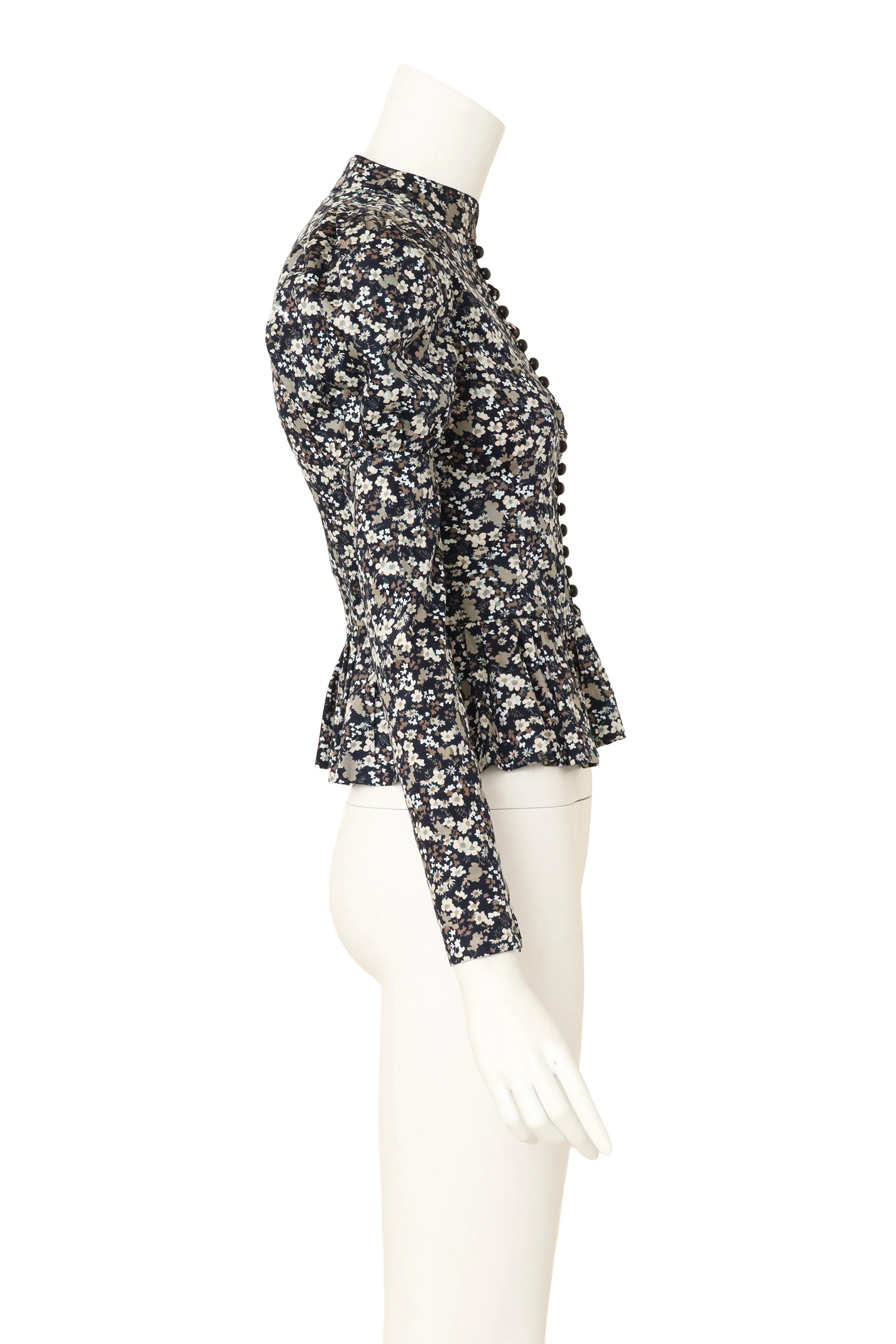 Floral Peplum Blouse - Image 4
