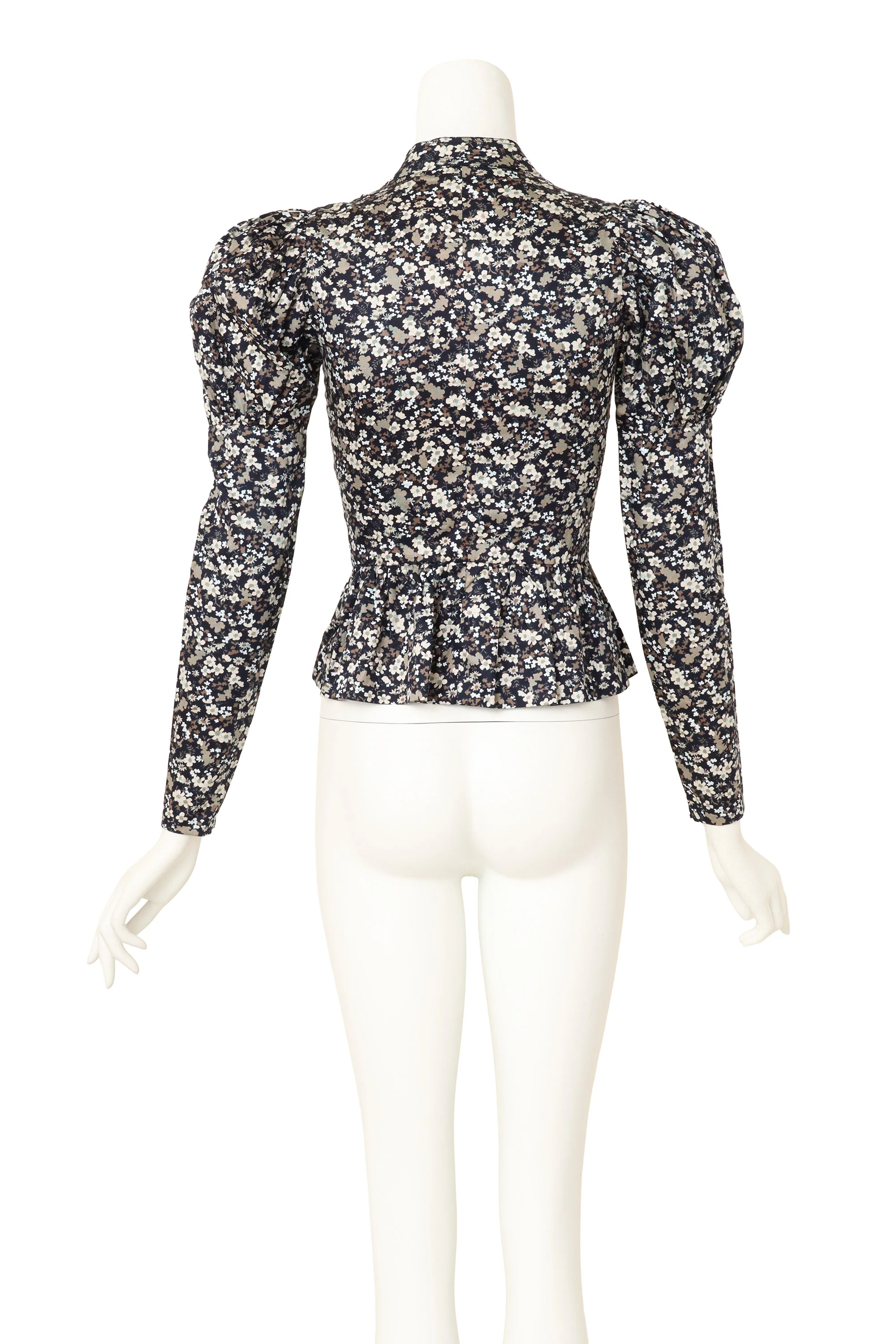 Floral Peplum Blouse - Image 5