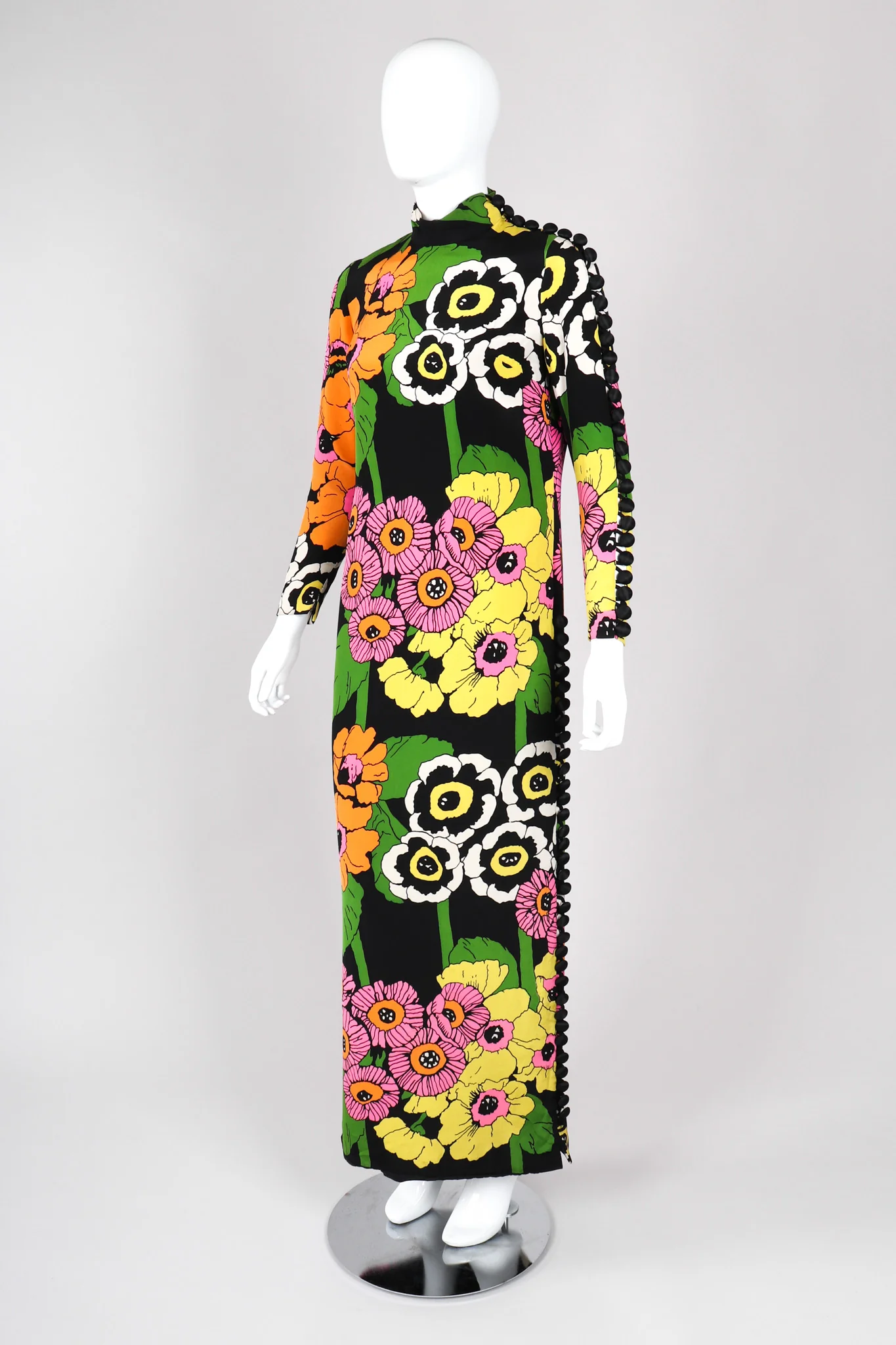 Floral Pop Art Column Dress