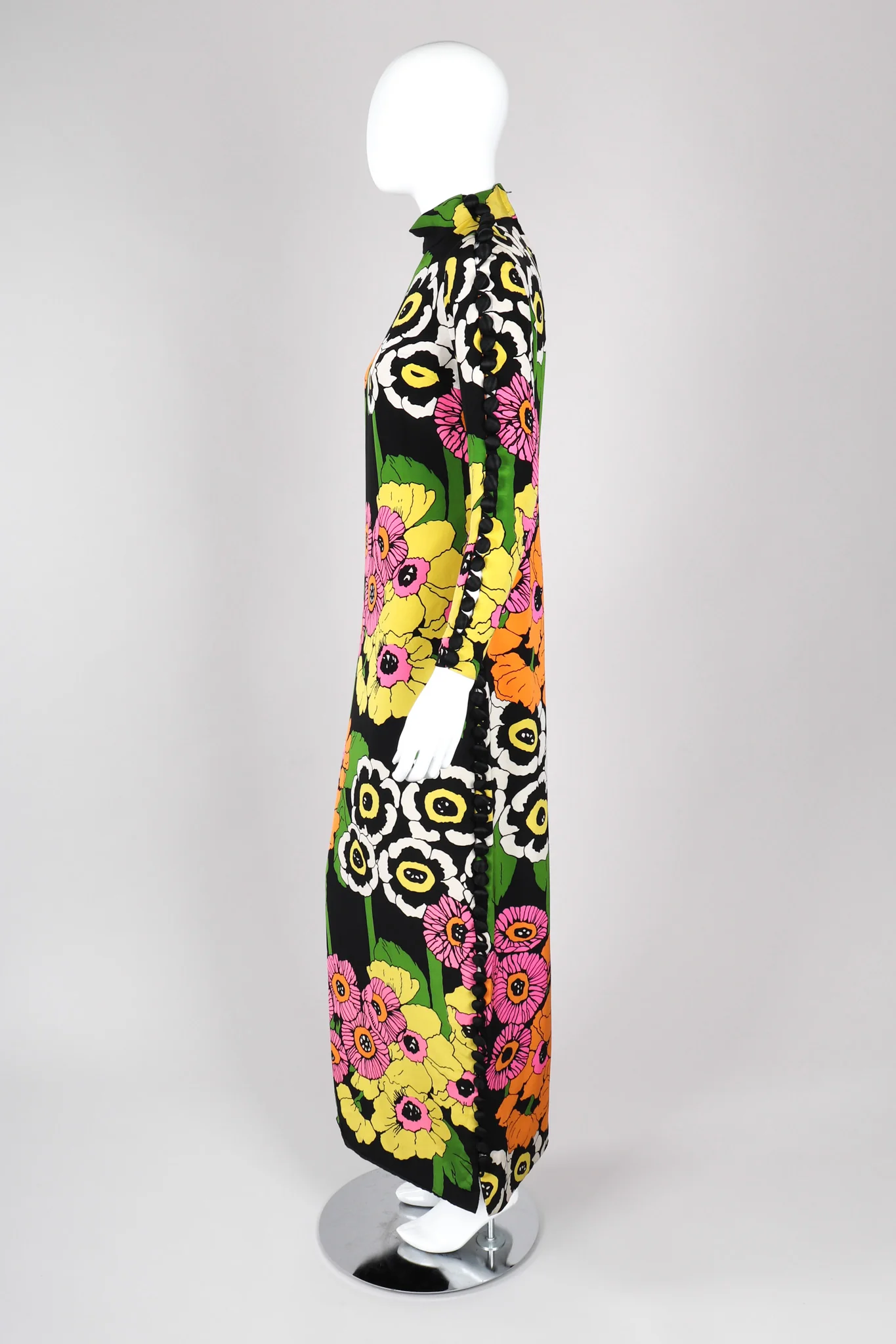 Floral Pop Art Column Dress - Image 3