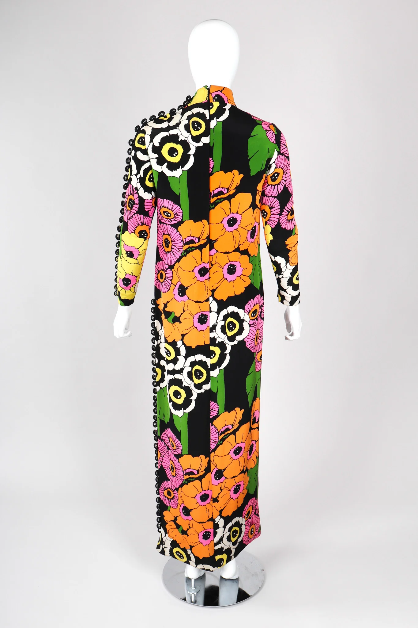 Floral Pop Art Column Dress - Image 5
