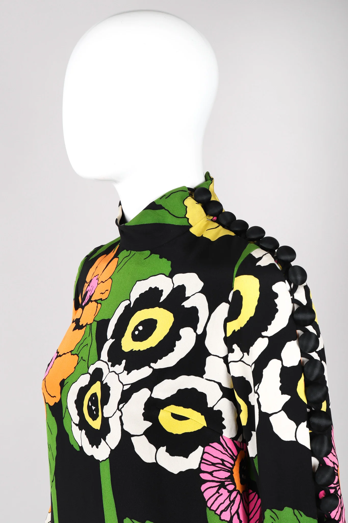 Floral Pop Art Column Dress - Image 6