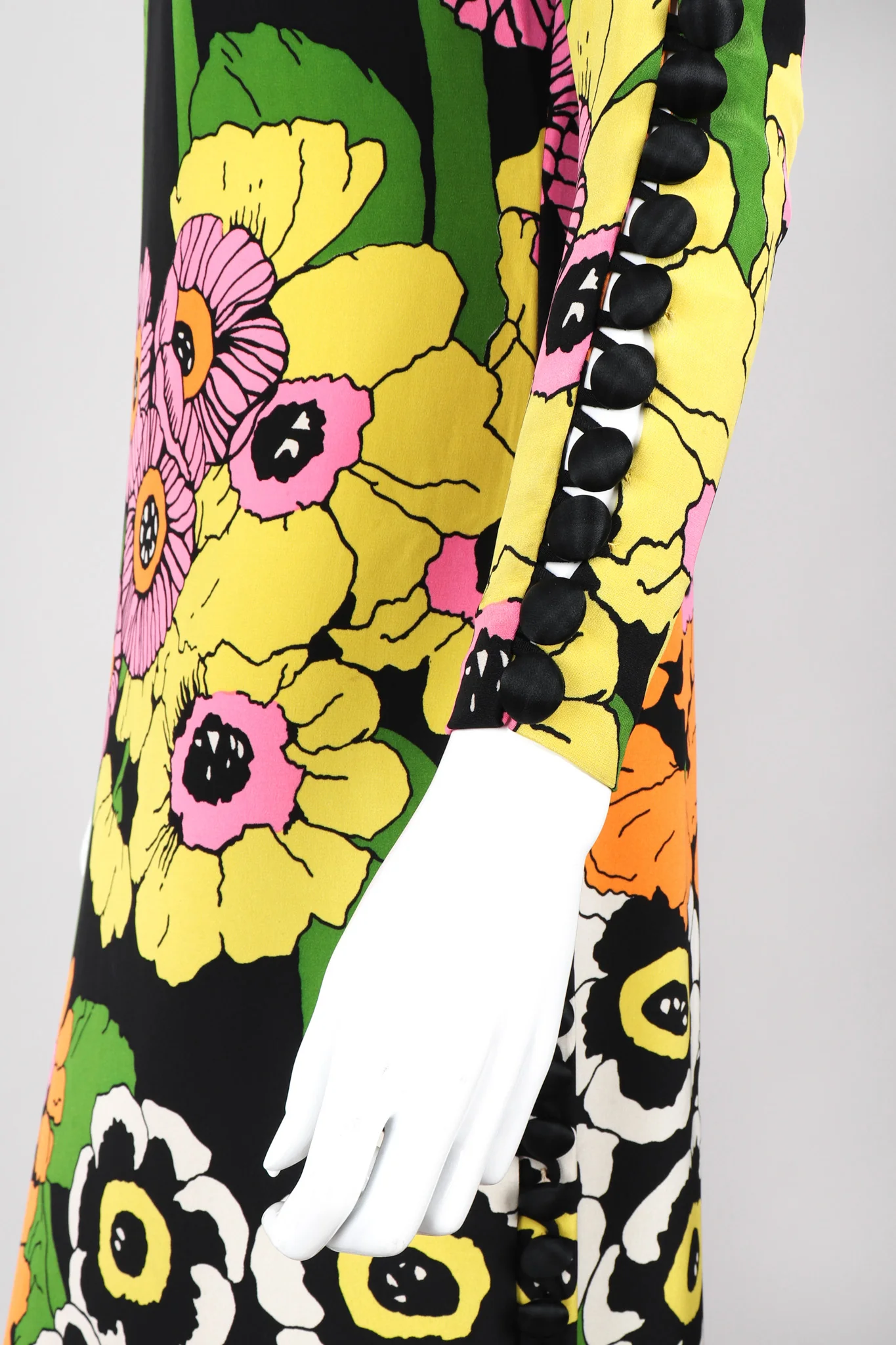 Floral Pop Art Column Dress - Image 7