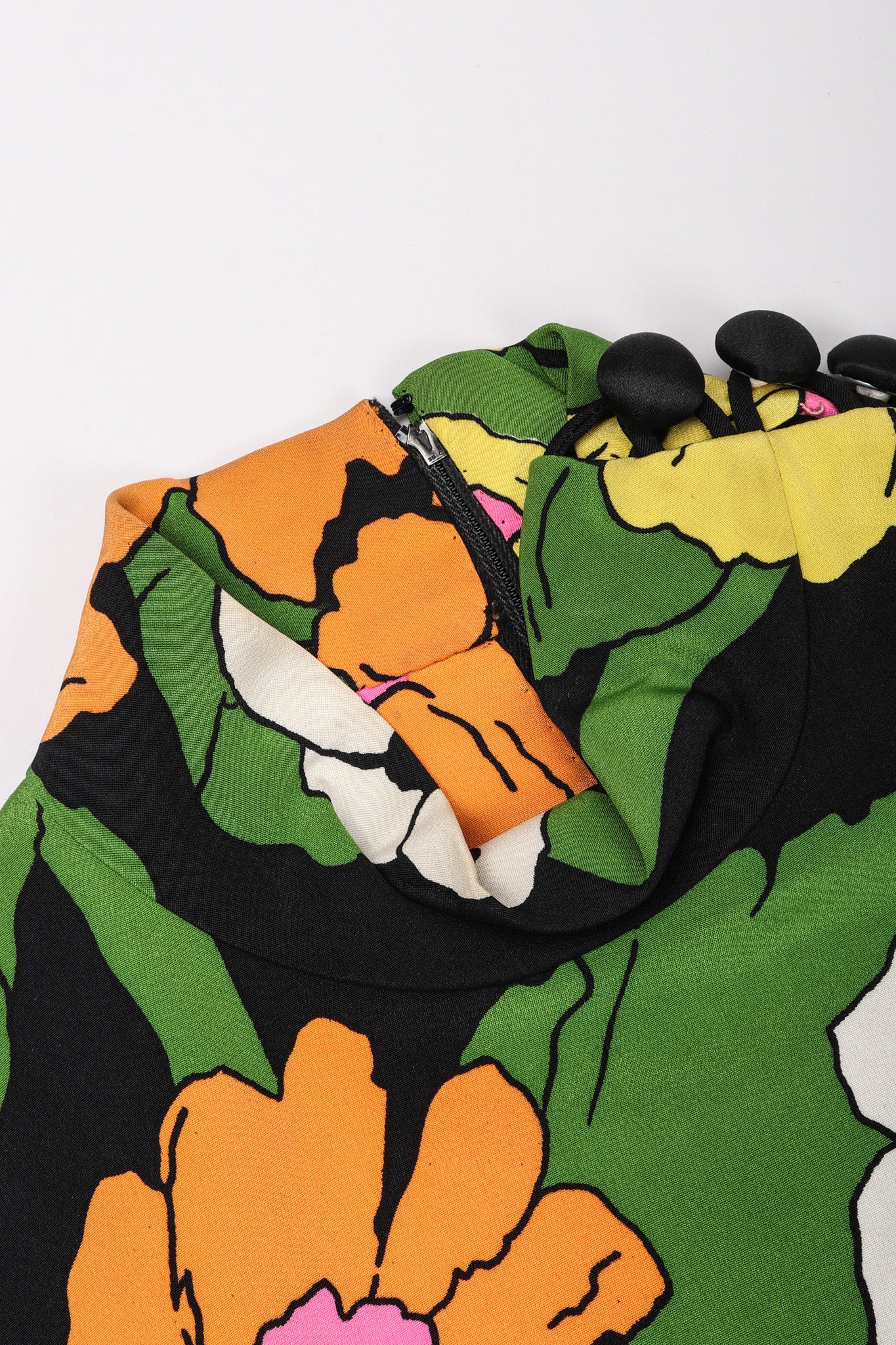 Floral Pop Art Column Dress - Image 9