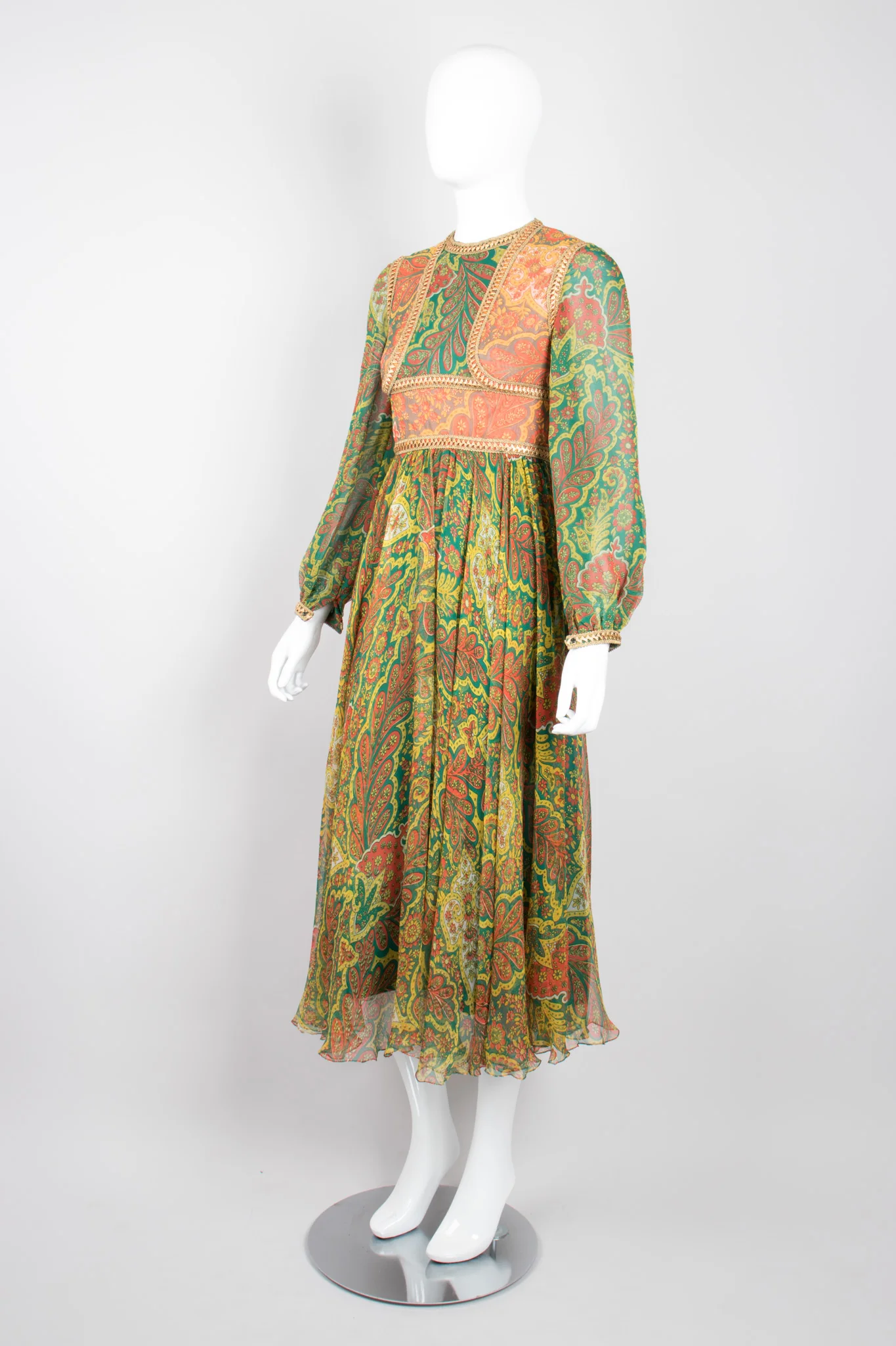 Floral Print Bodice Dress - Image 3