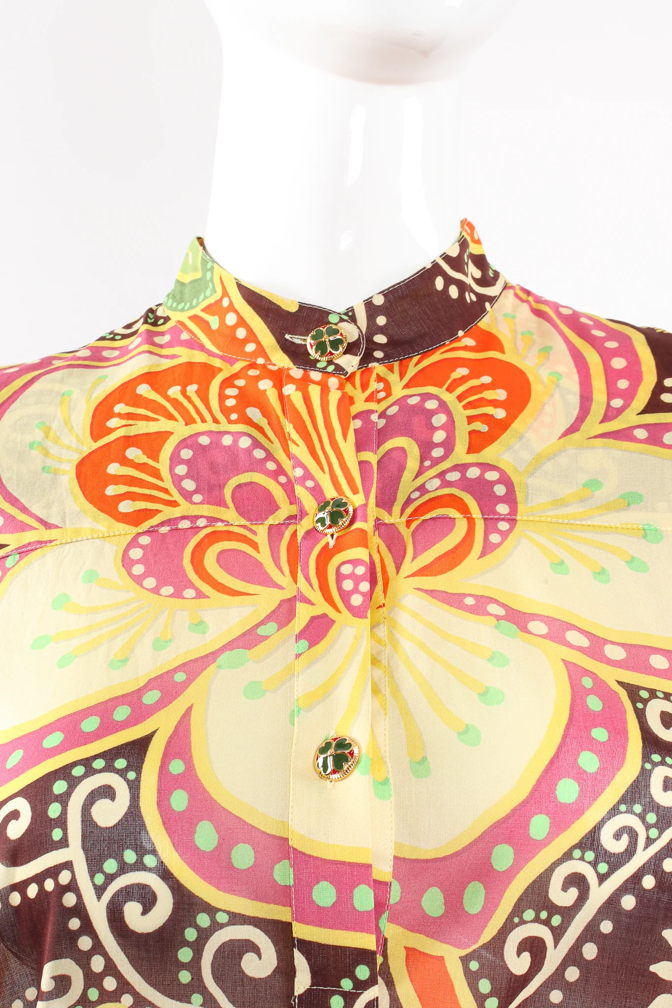 Floral Print Peasant Dress - Image 12