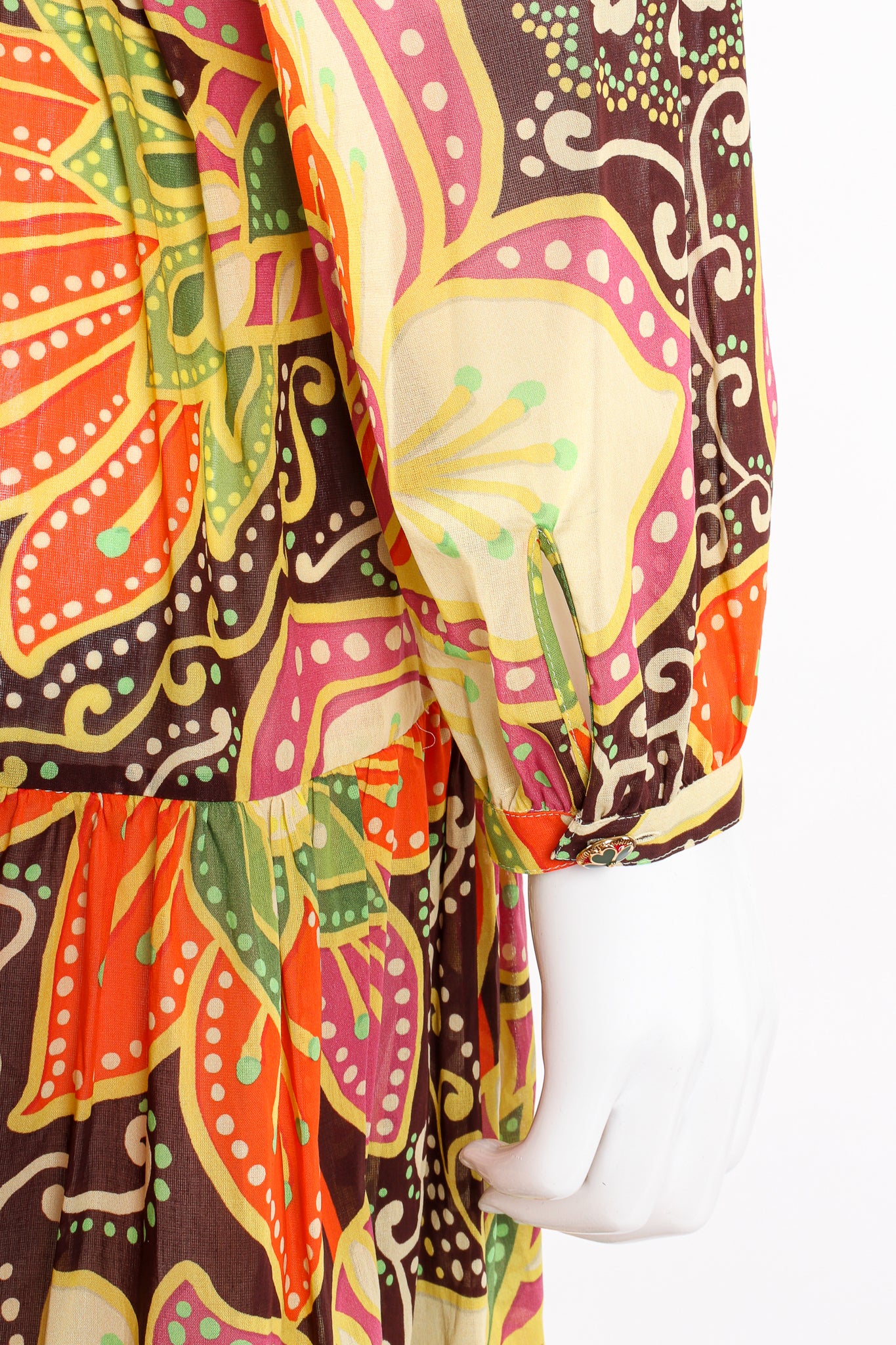 Floral Print Peasant Dress - Image 16
