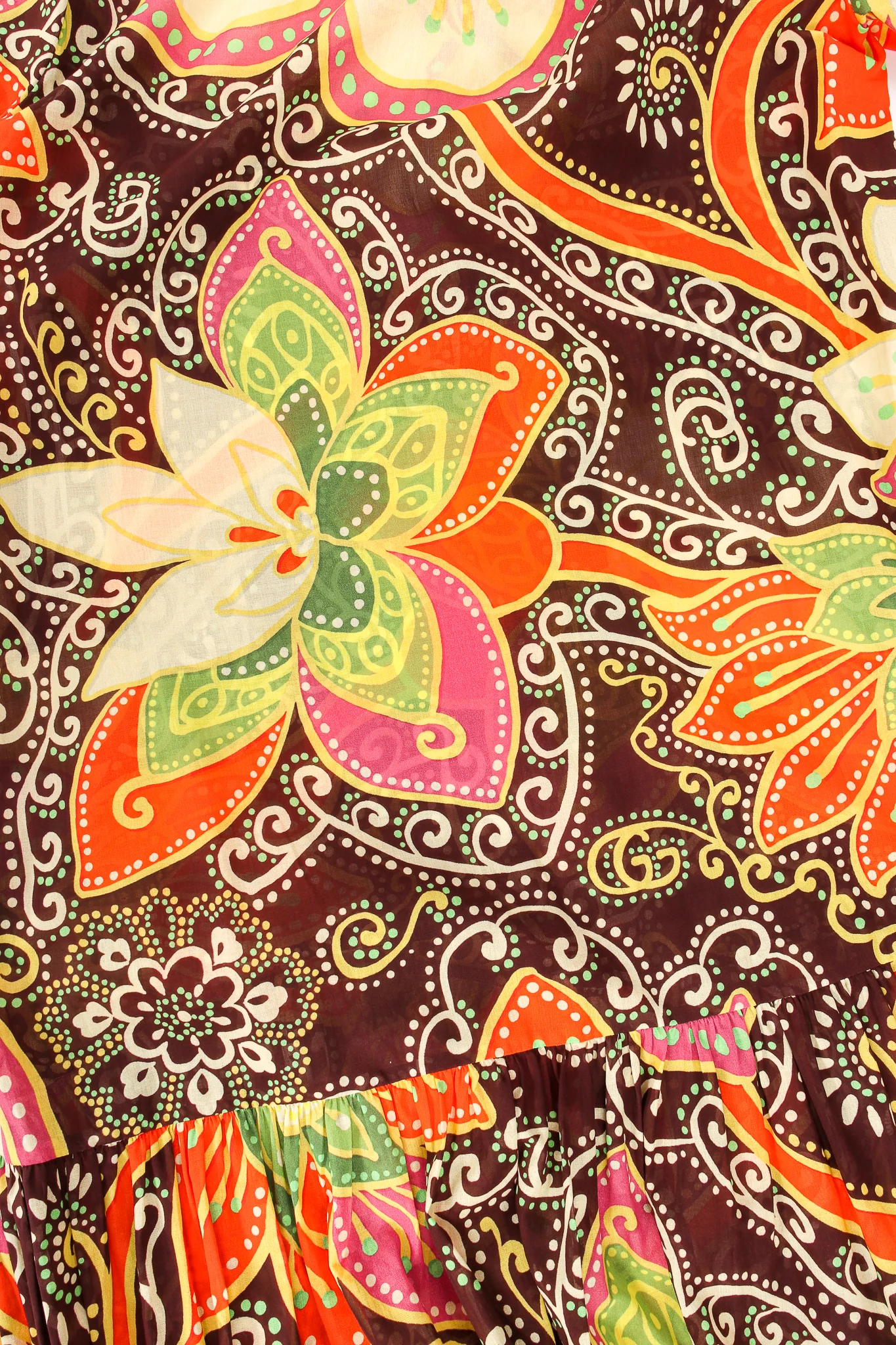 Floral Print Peasant Dress - Image 19