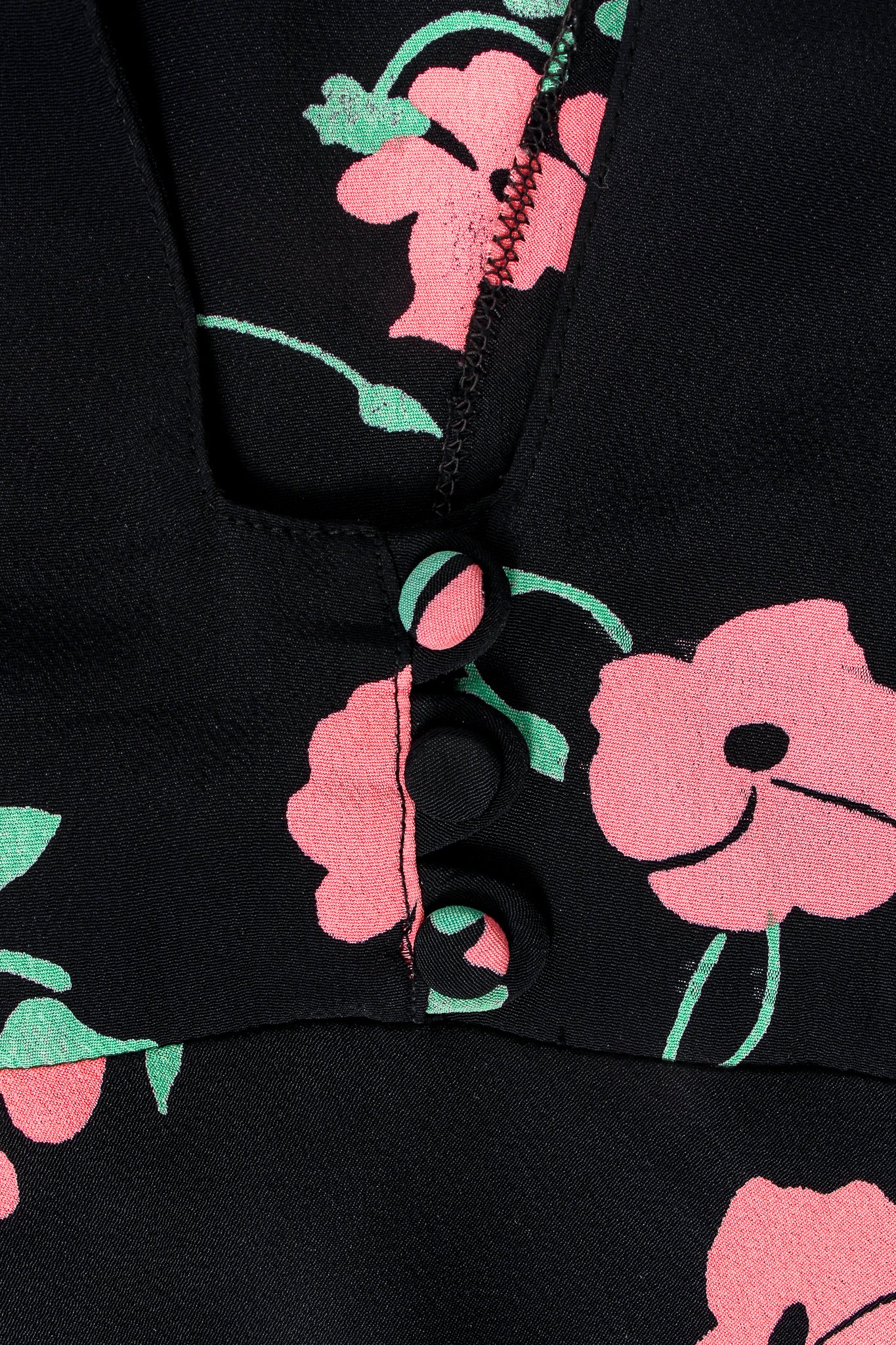 Floral Busy Lizzie Ruffle Plunge Dress - Image 5