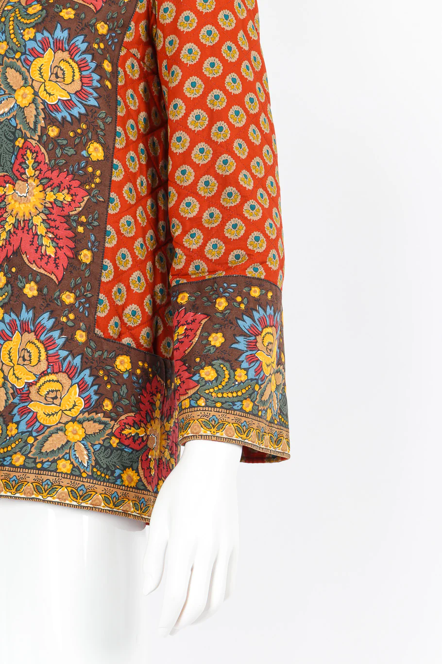 Floral Print Quilted Jacket - Image 5