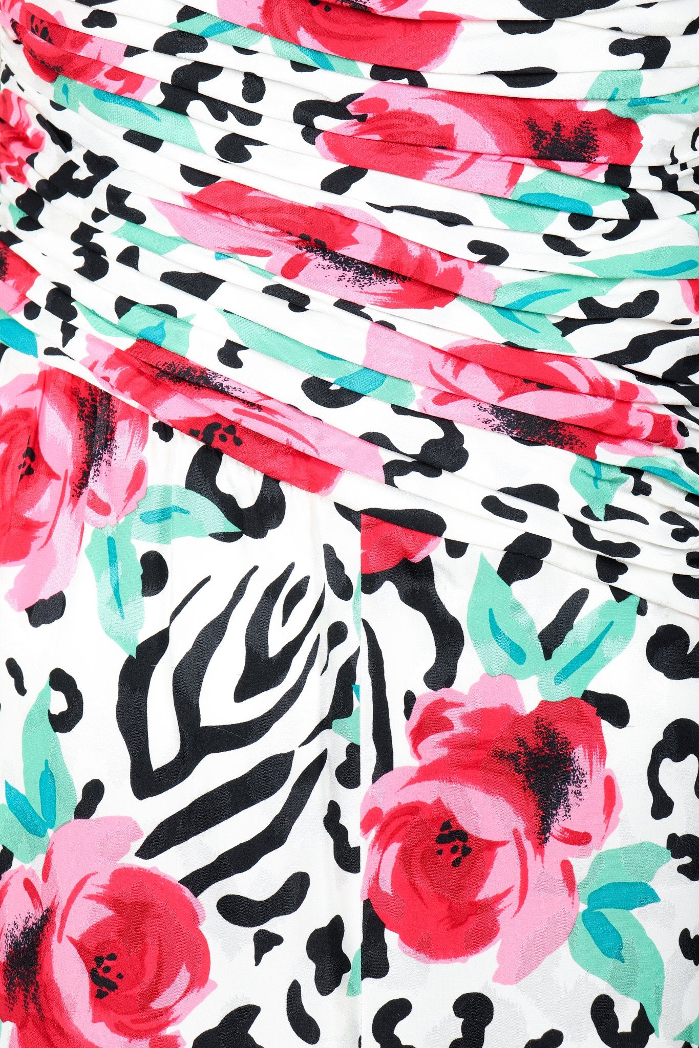 Floral Strapless Cocktail Dress - Image 10