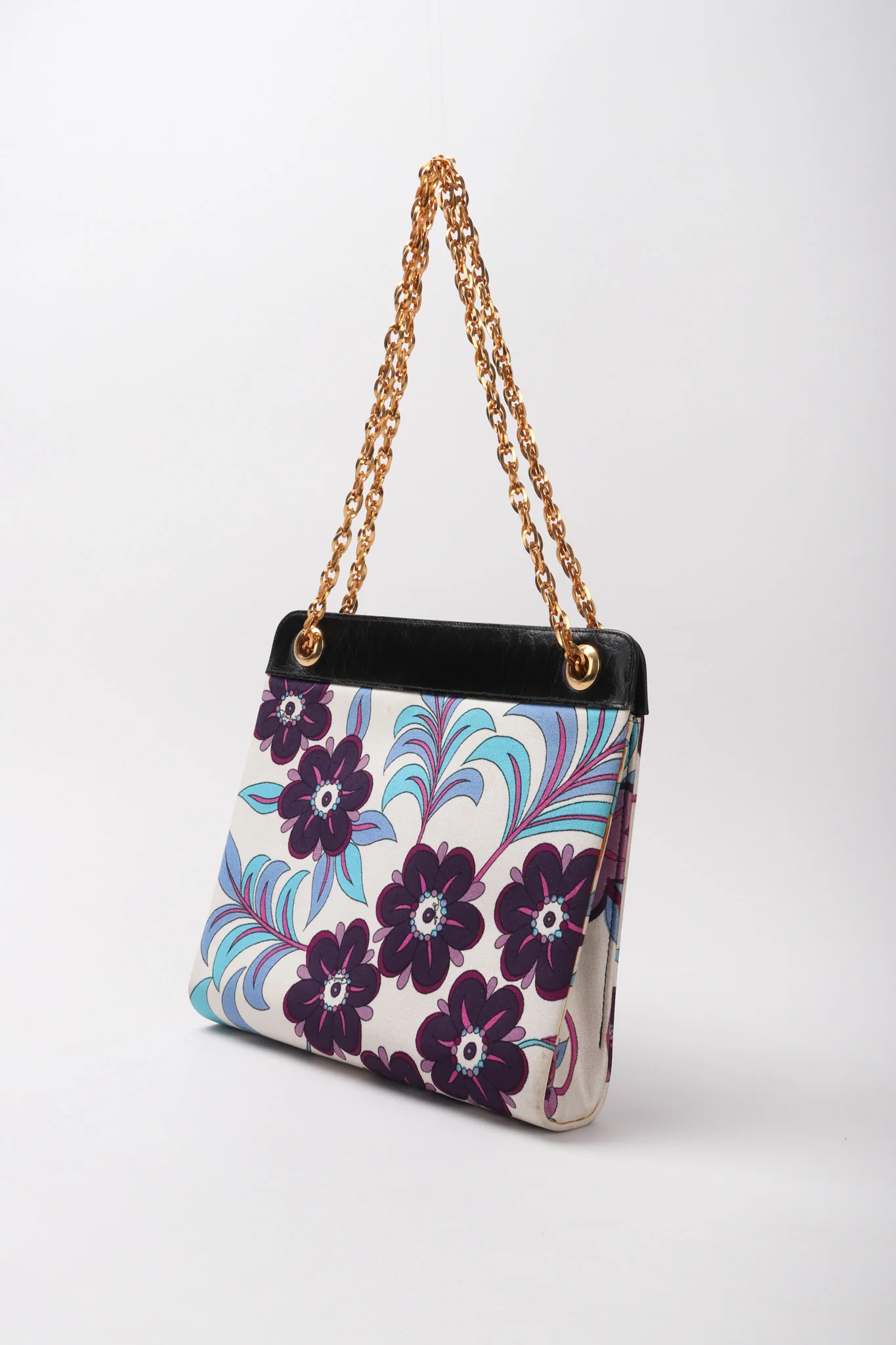 Floral Printed Chain Bag - Image 5