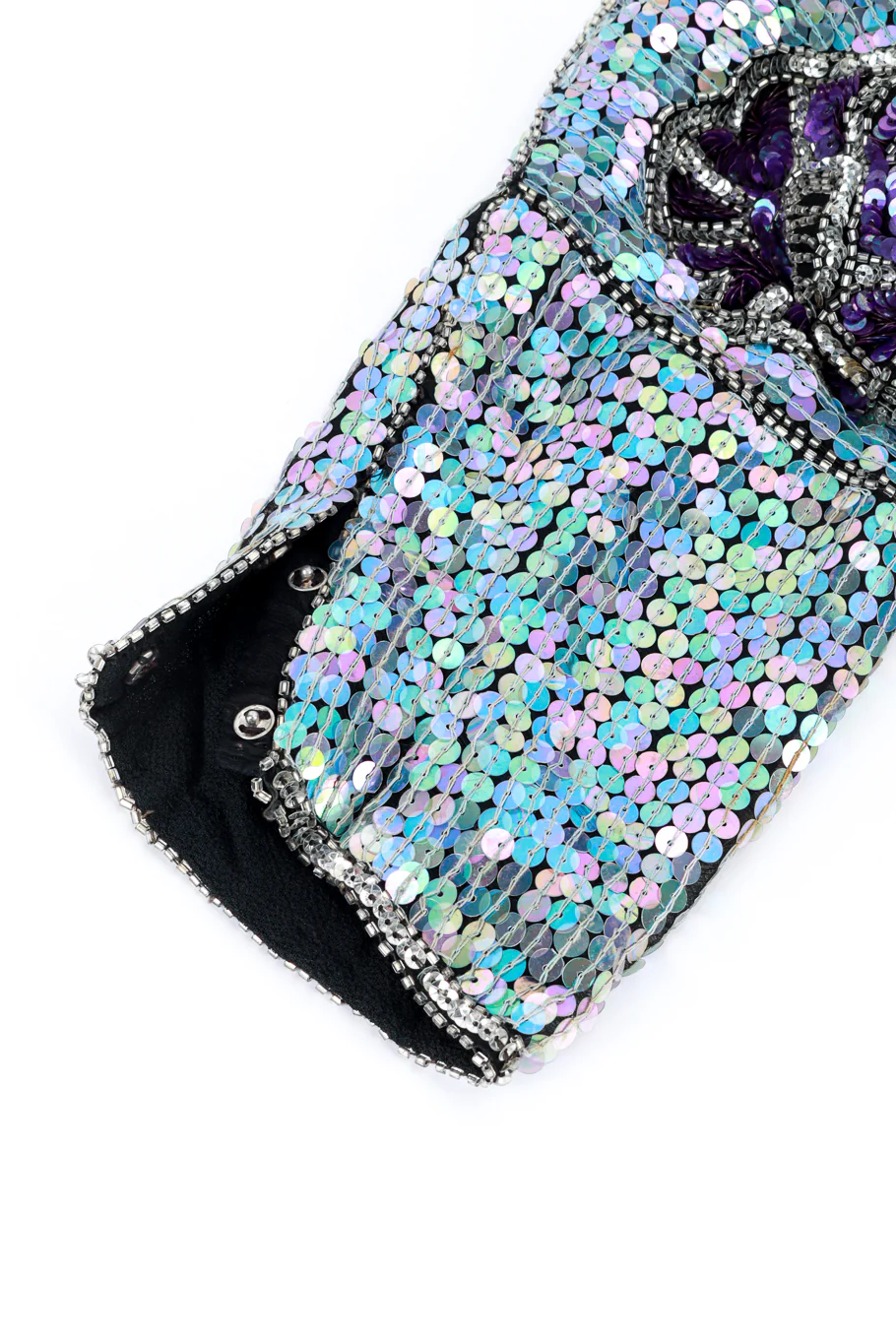 Floral Sequin Cocktail Dress - Image 6