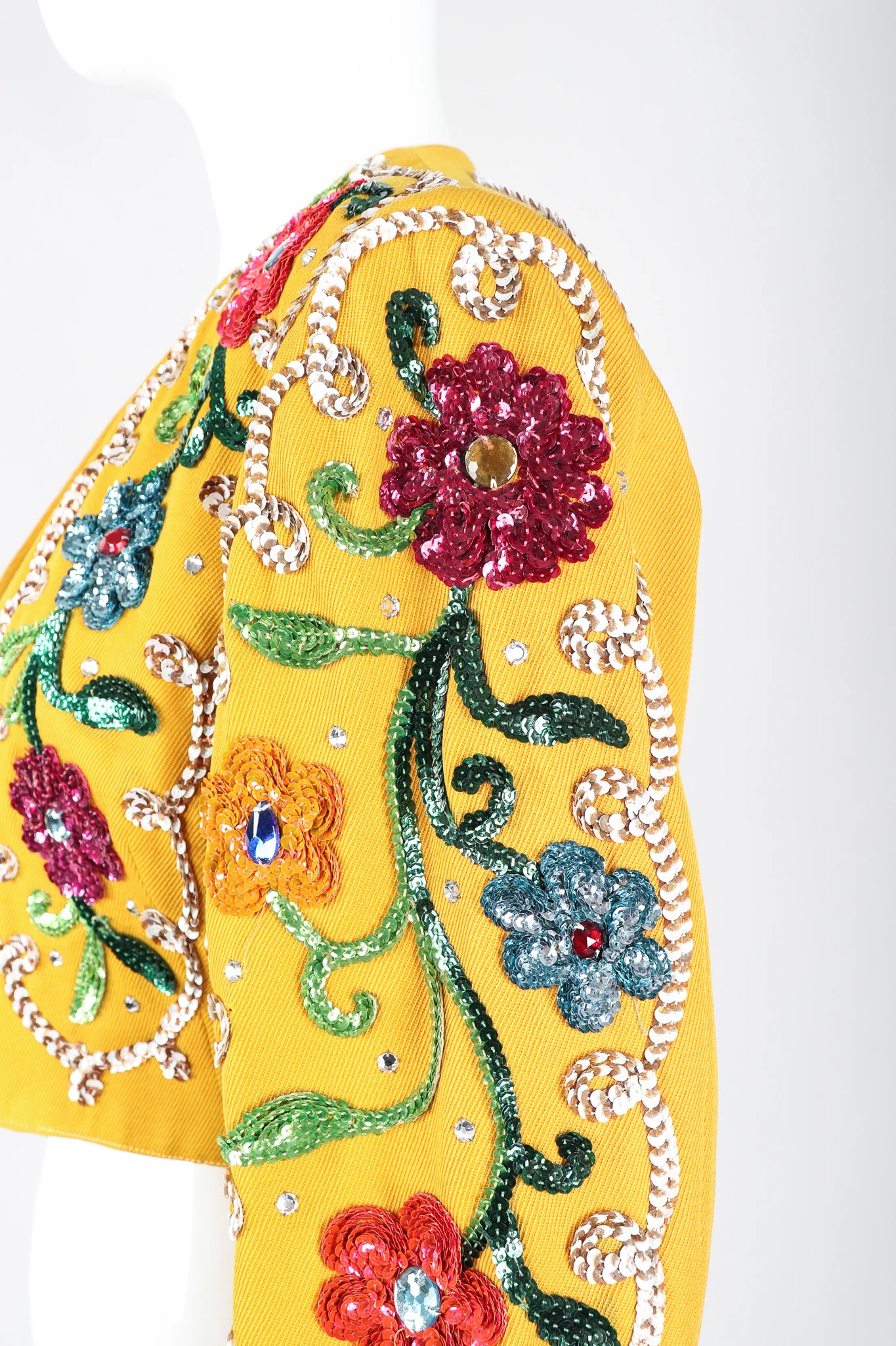 Sequin Flower Matador Jacket - Image 12
