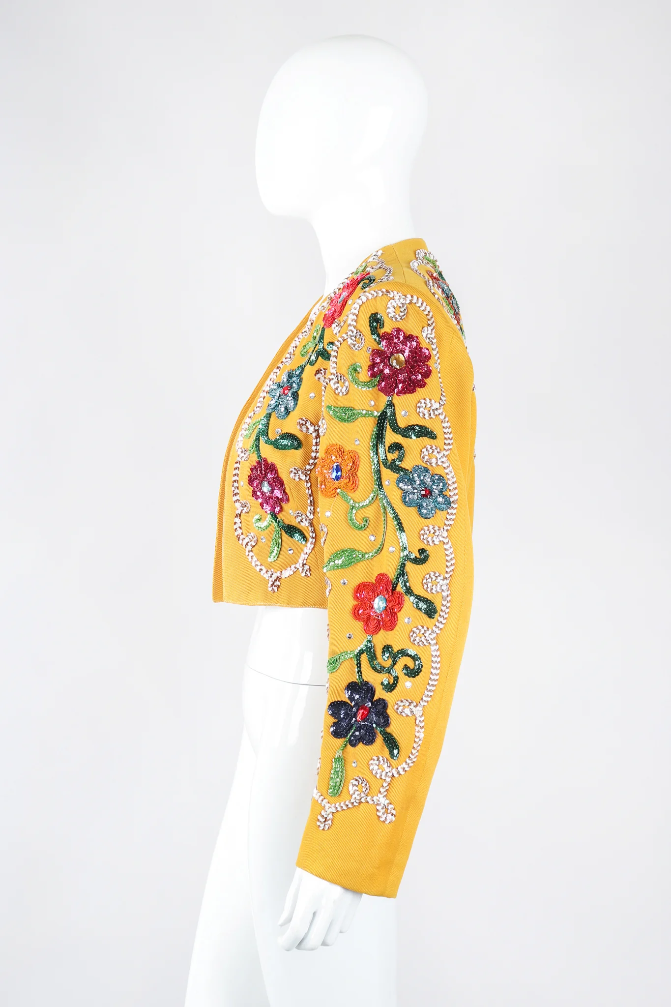 Sequin Flower Matador Jacket - Image 8
