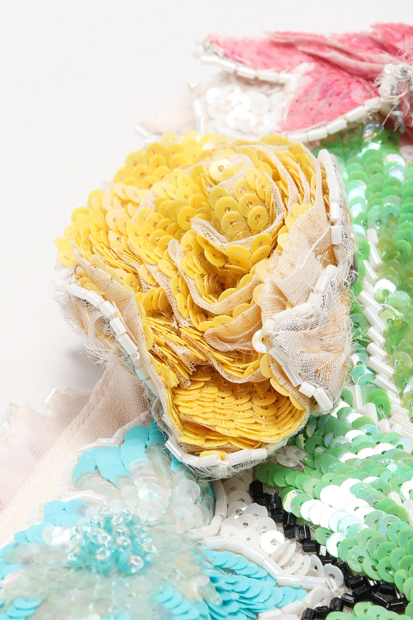 Floral Sequin One-Shoulder Dress - Image 13