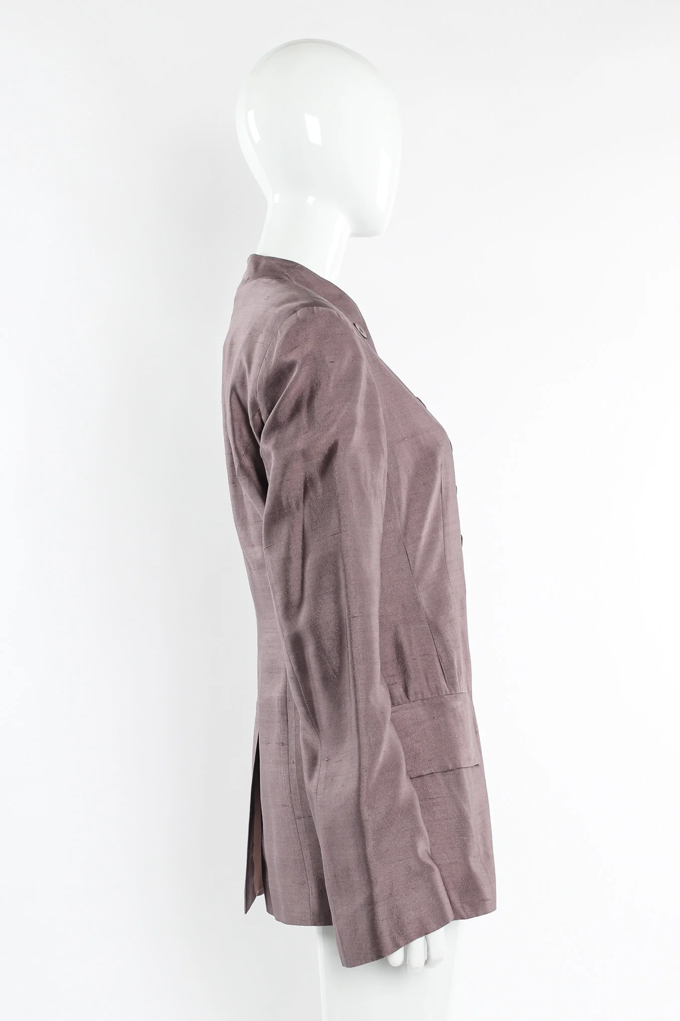 Floral Silk Jacket, Vest, & Skirt Set - Image 15