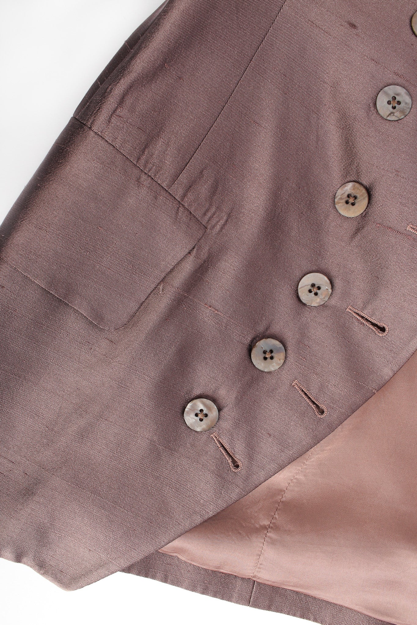 Floral Silk Jacket, Vest, & Skirt Set - Image 20