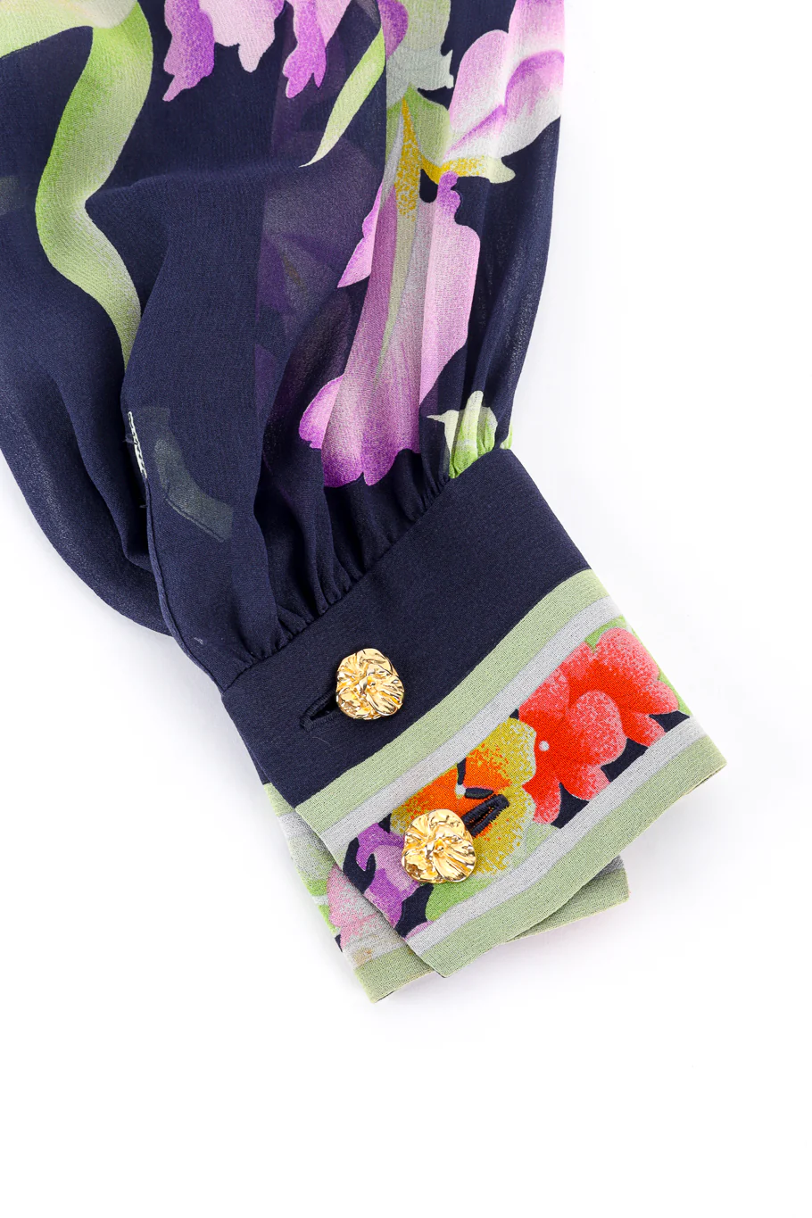 Floral Silk Jersey Dress - Image 13