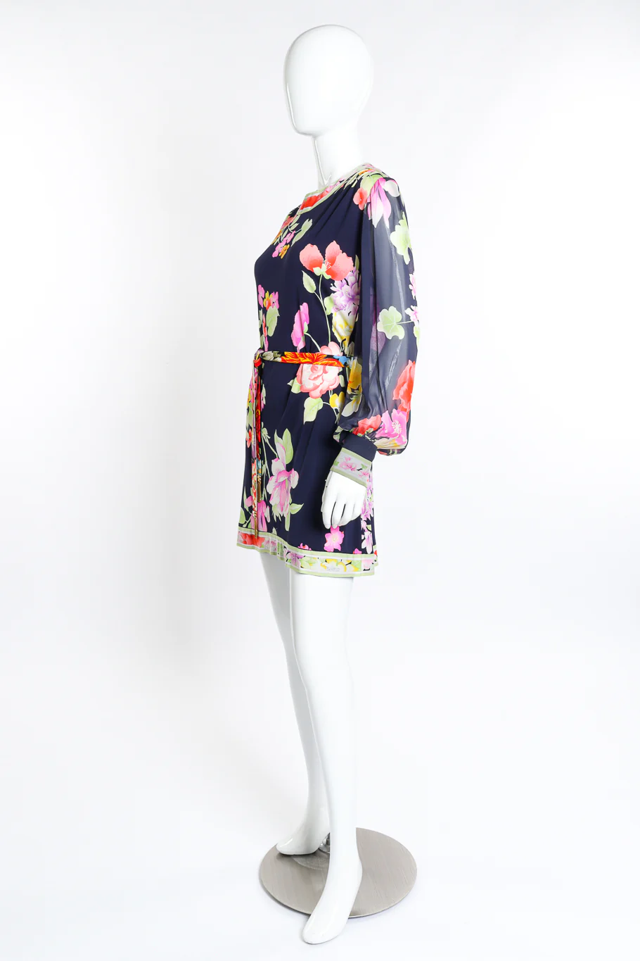 Floral Silk Jersey Dress - Image 2