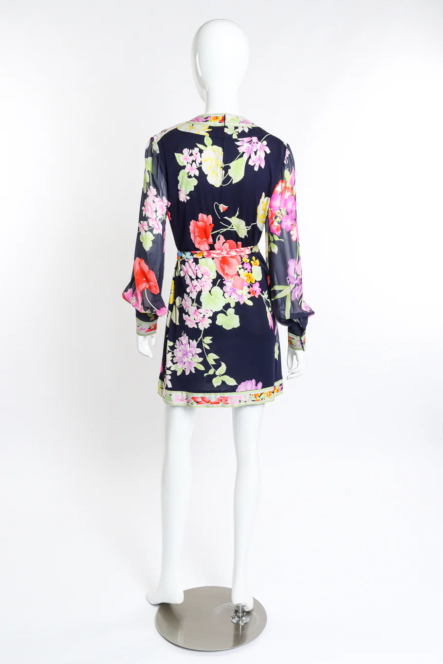 Floral Silk Jersey Dress - Image 3
