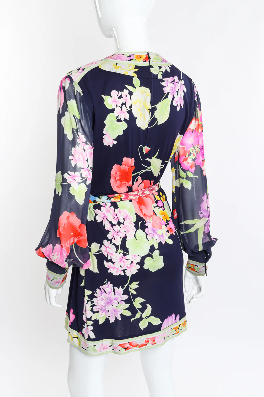 Floral Silk Jersey Dress - Image 5