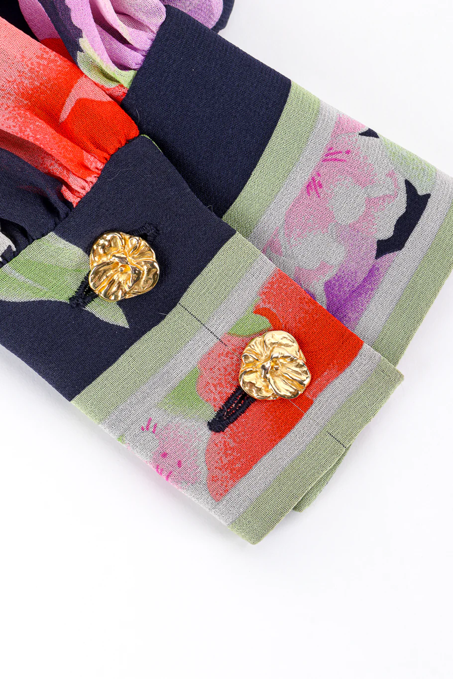 Floral Silk Jersey Dress - Image 7