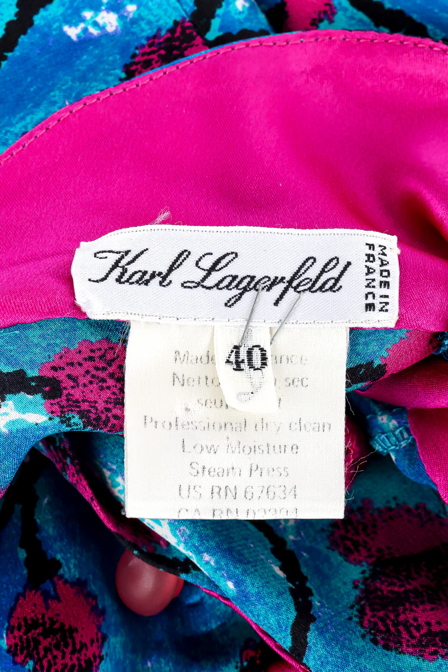 Floral Silk Midi Dress - Image 7
