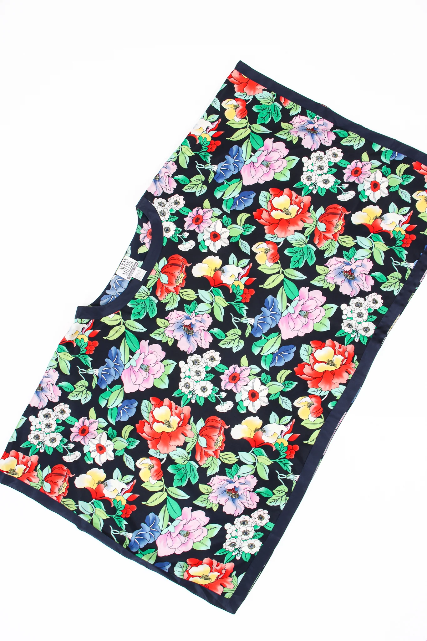 Floral Silk Poncho & Pant Lounge Set - Image 13