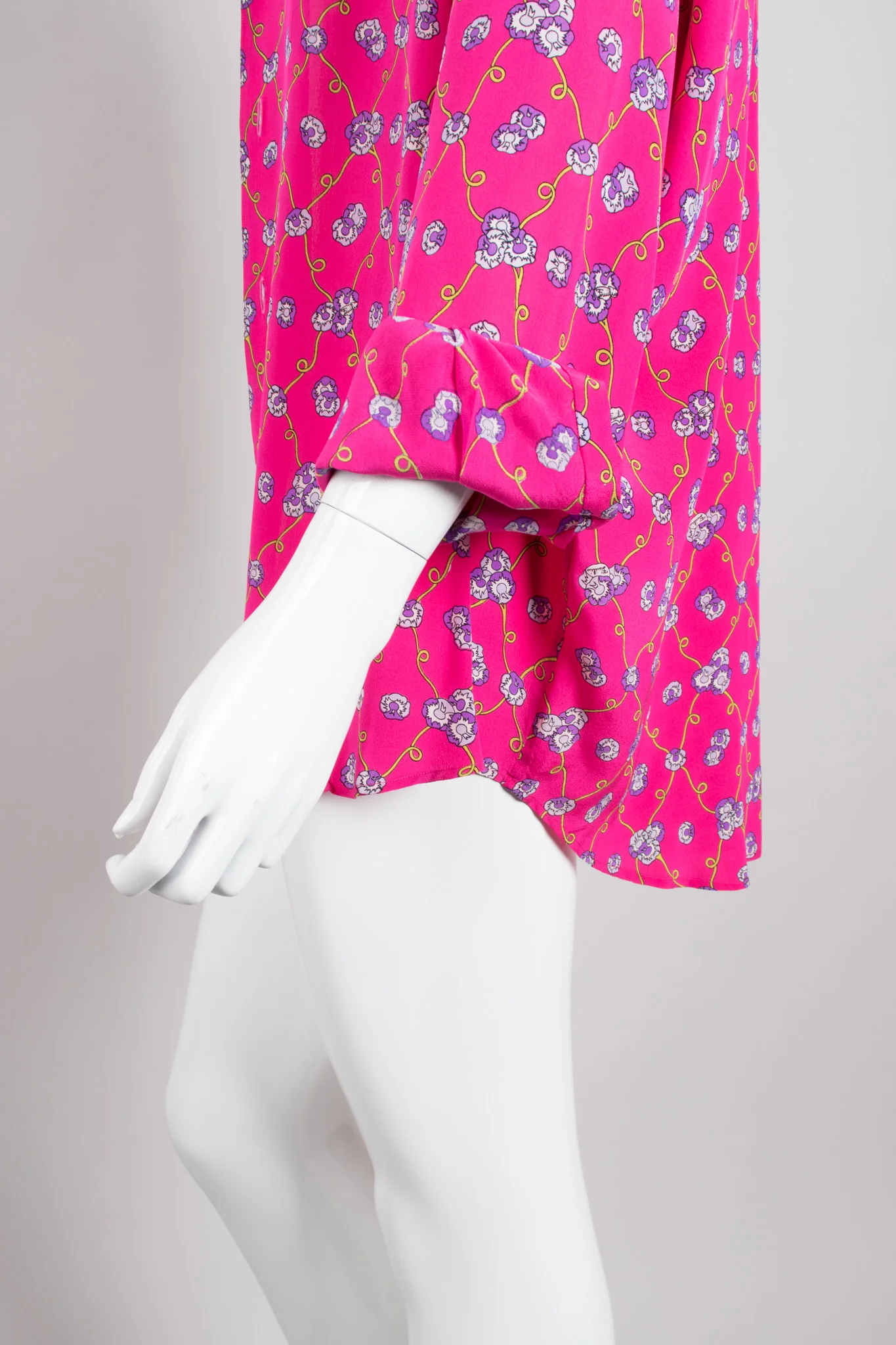 Floral Silk Shirt - Image 10
