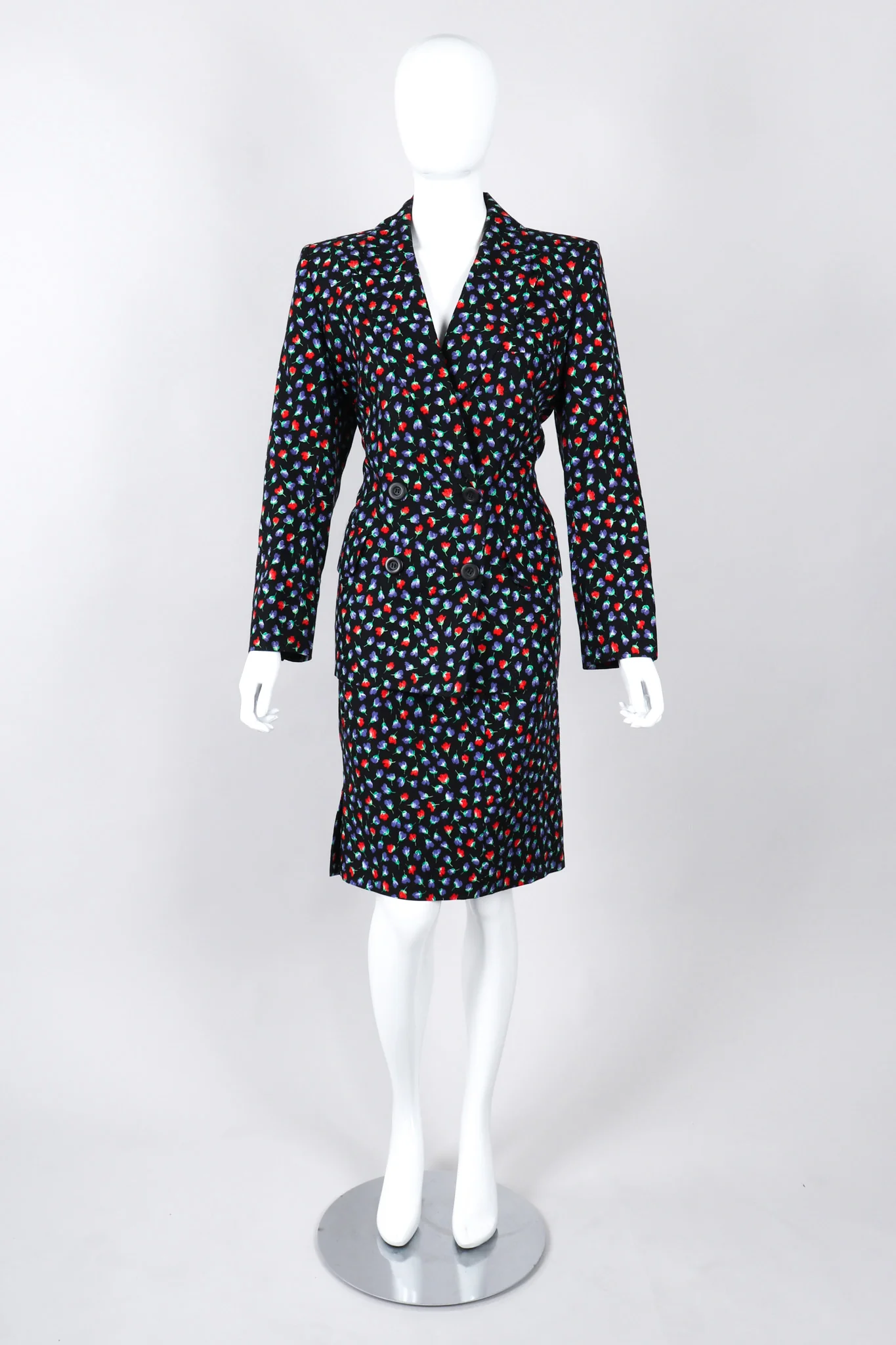 Floral Jacket & Skirt Set - Image 2
