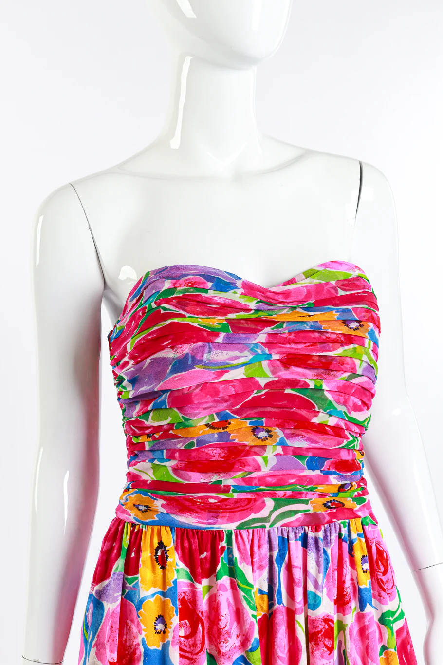 Floral Strapless Jumpsuit & Shawl - Image 6