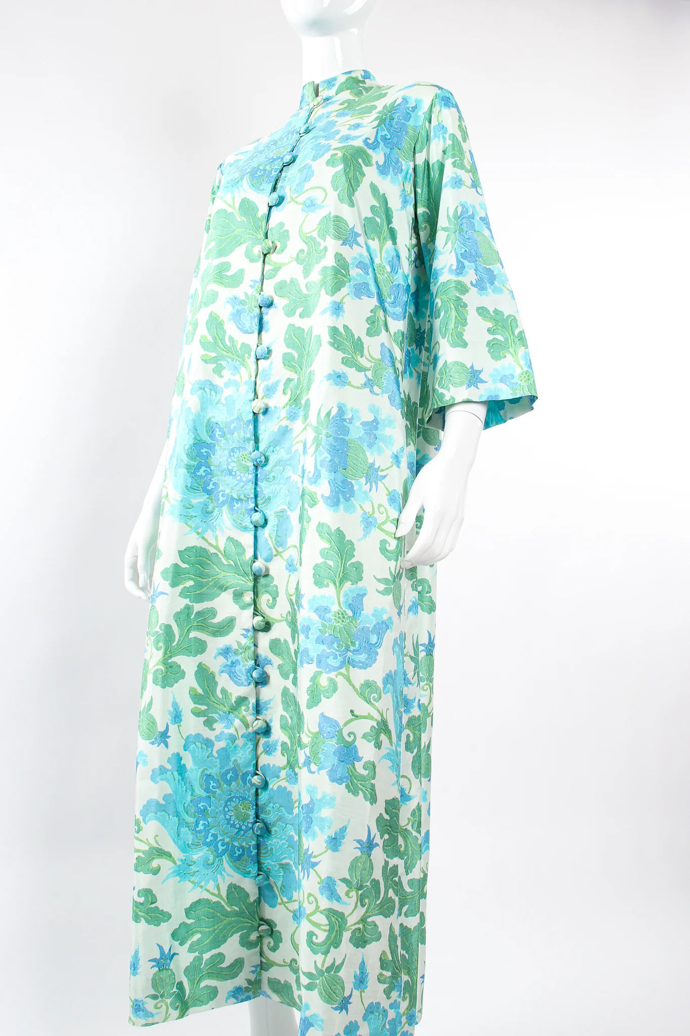Floral Thai Silk Duster