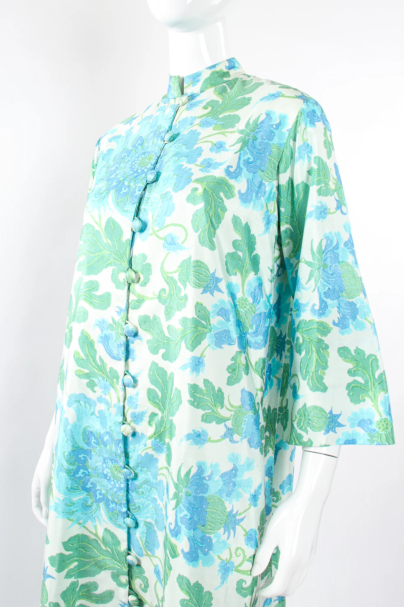 Floral Thai Silk Duster - Image 3