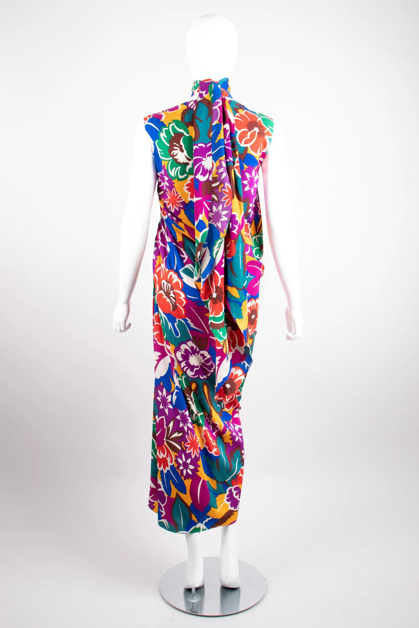 Floral Tropics Bias Dress - Image 7