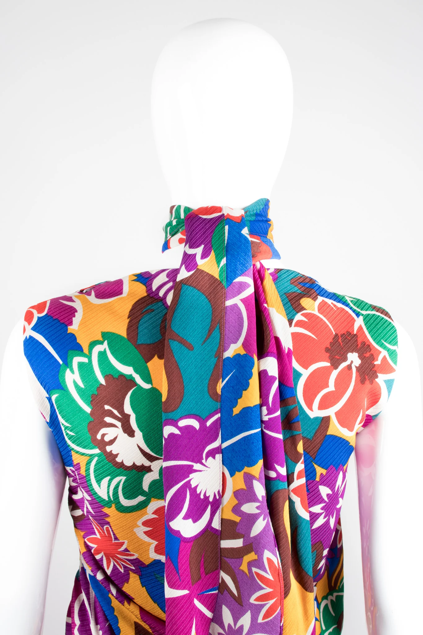 Floral Tropics Bias Dress - Image 8