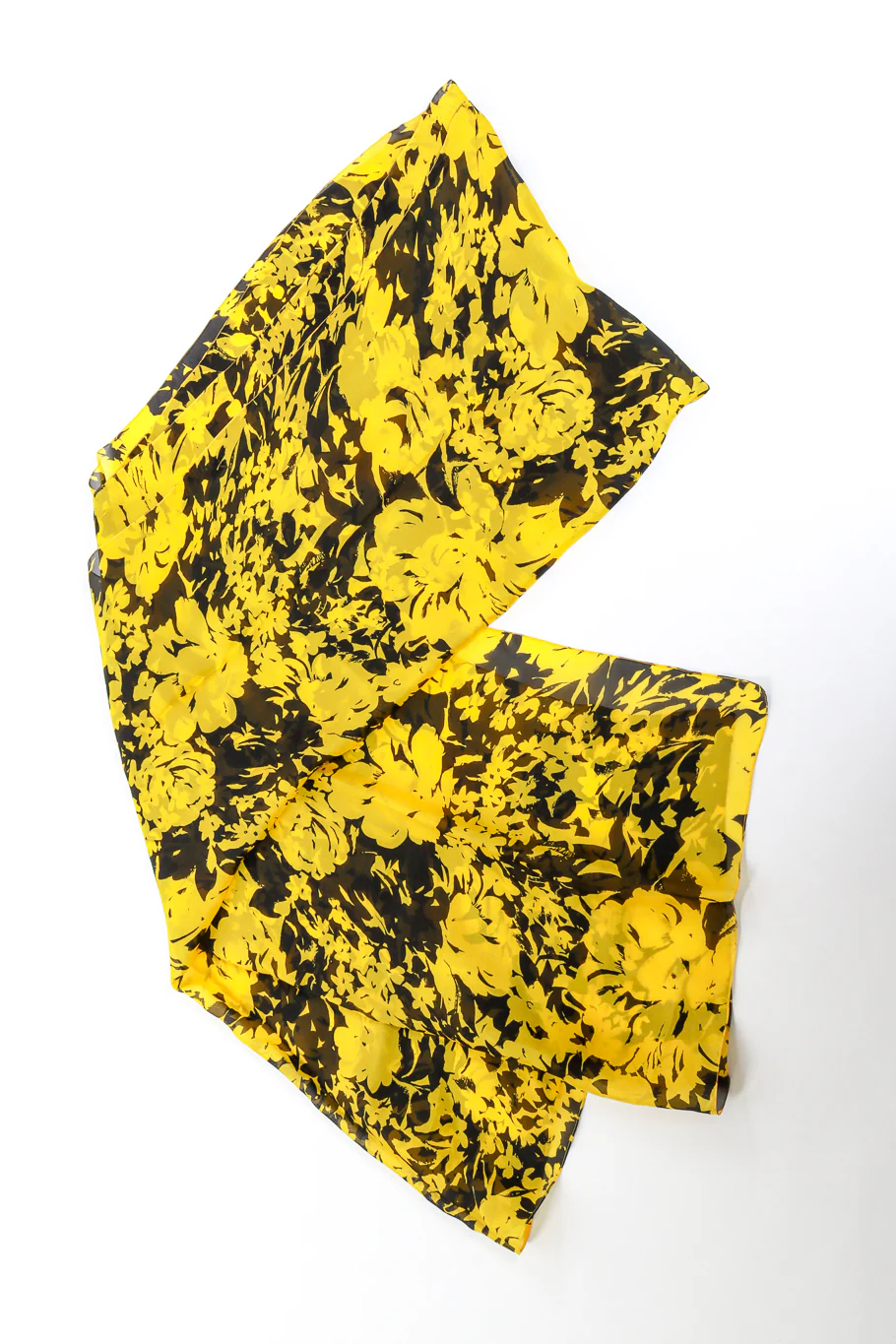 Floral Tuxedo Halter Gown & Shawl - Image 12