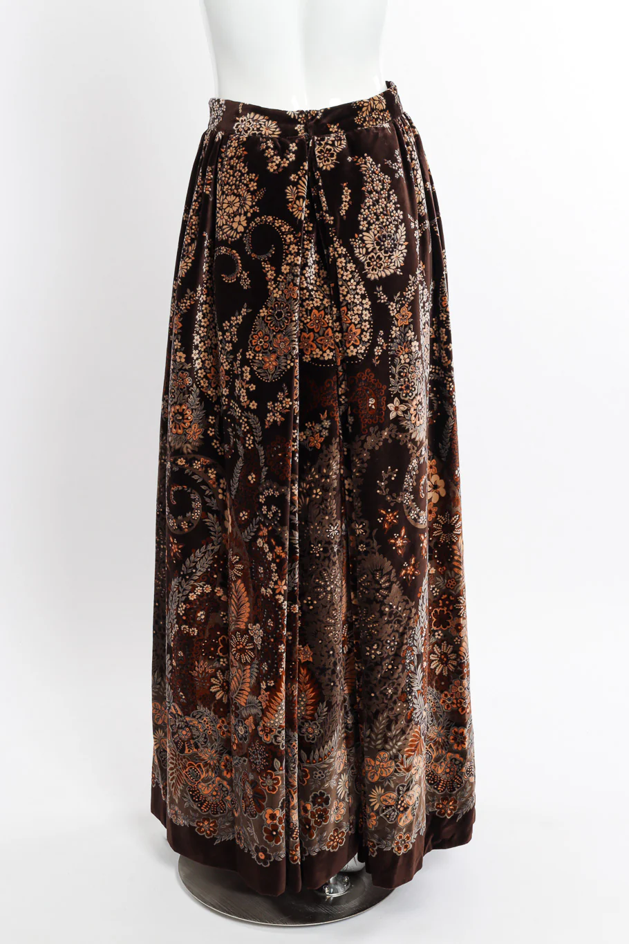 Floral Velvet Ball Skirt - Image 3