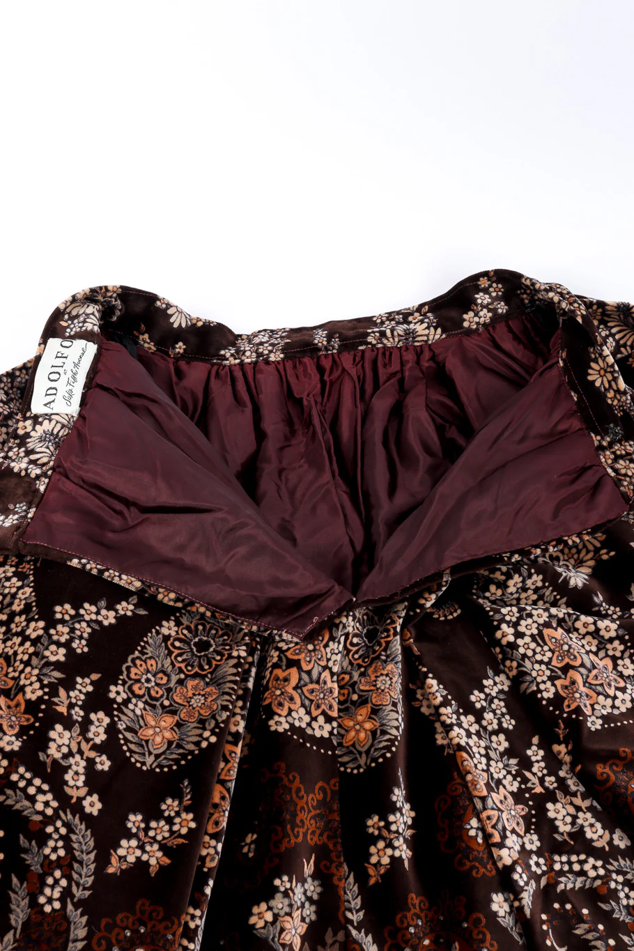 Floral Velvet Ball Skirt - Image 5
