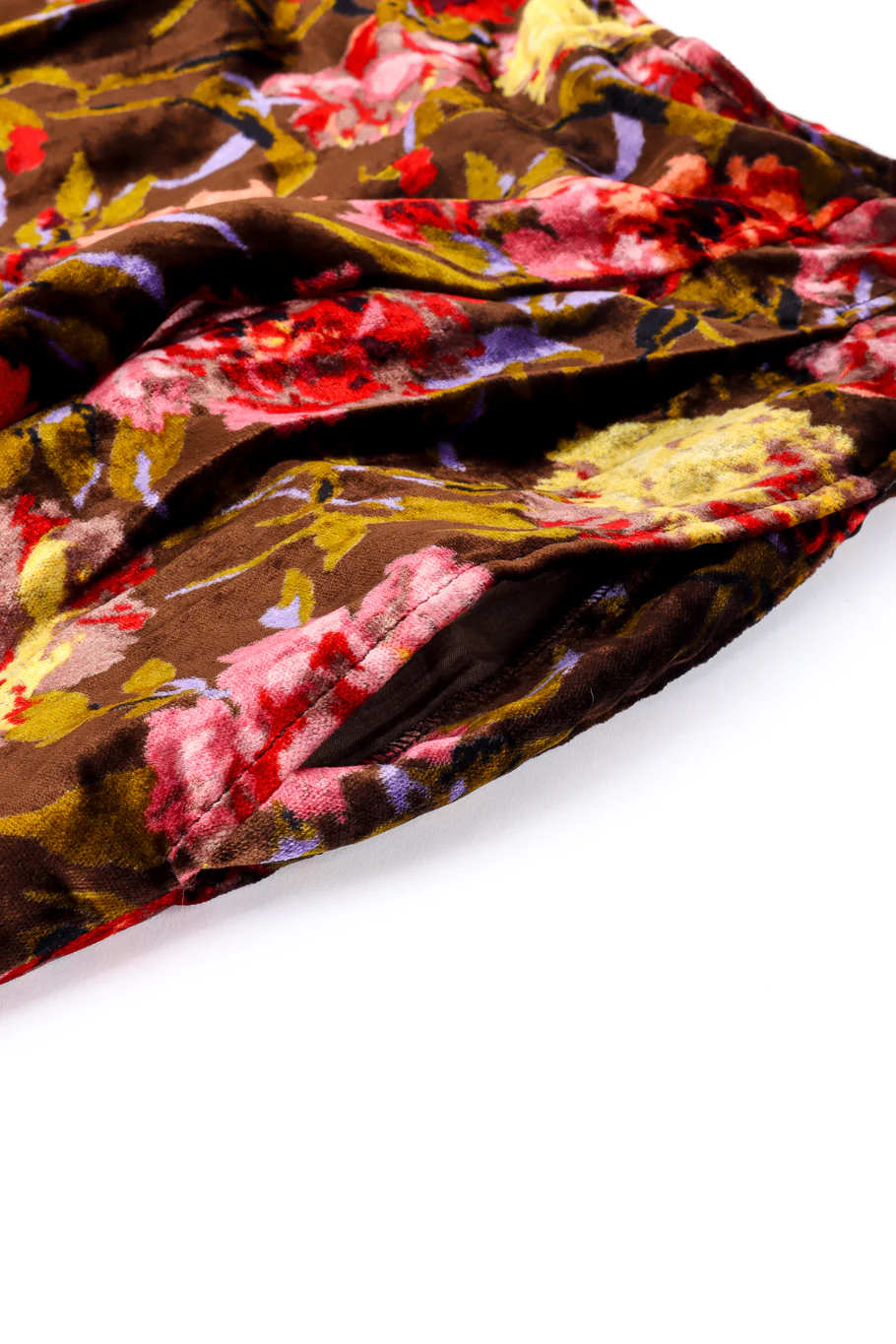 Floral Velvet Pant - Image 5